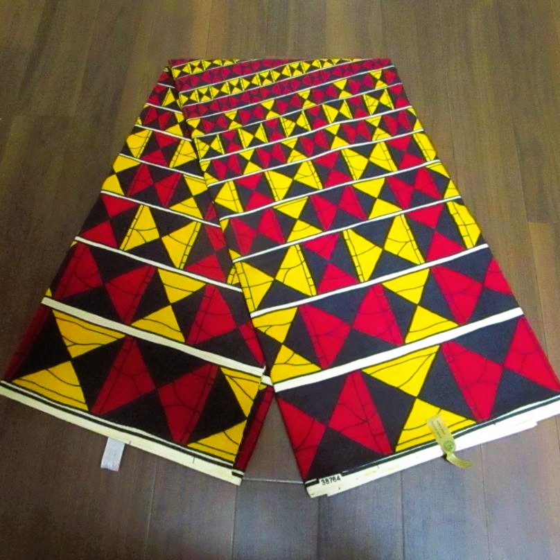 画像2: アフリカンプリント生地 パーニュ