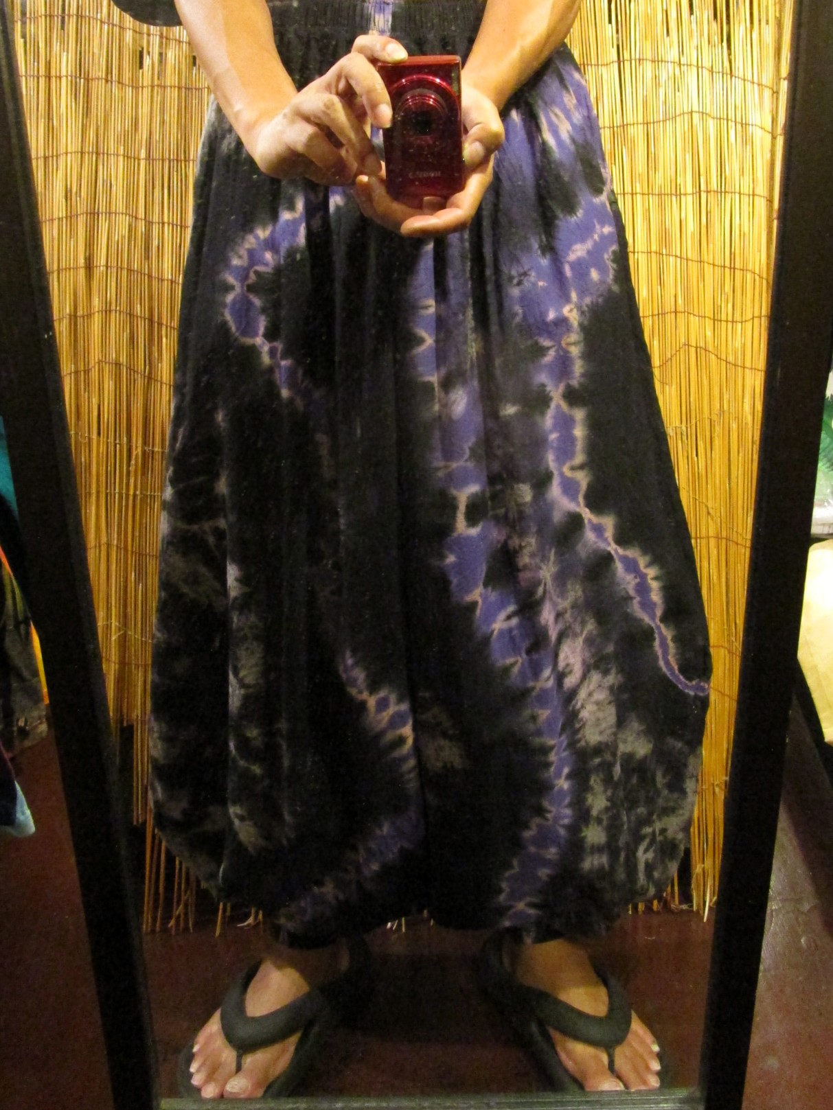 画像: ラヴァタイダイ染め＊コットン素材＊ゆったりシルエット＊ビッグアラジンパンツ＊バルーンパンツ