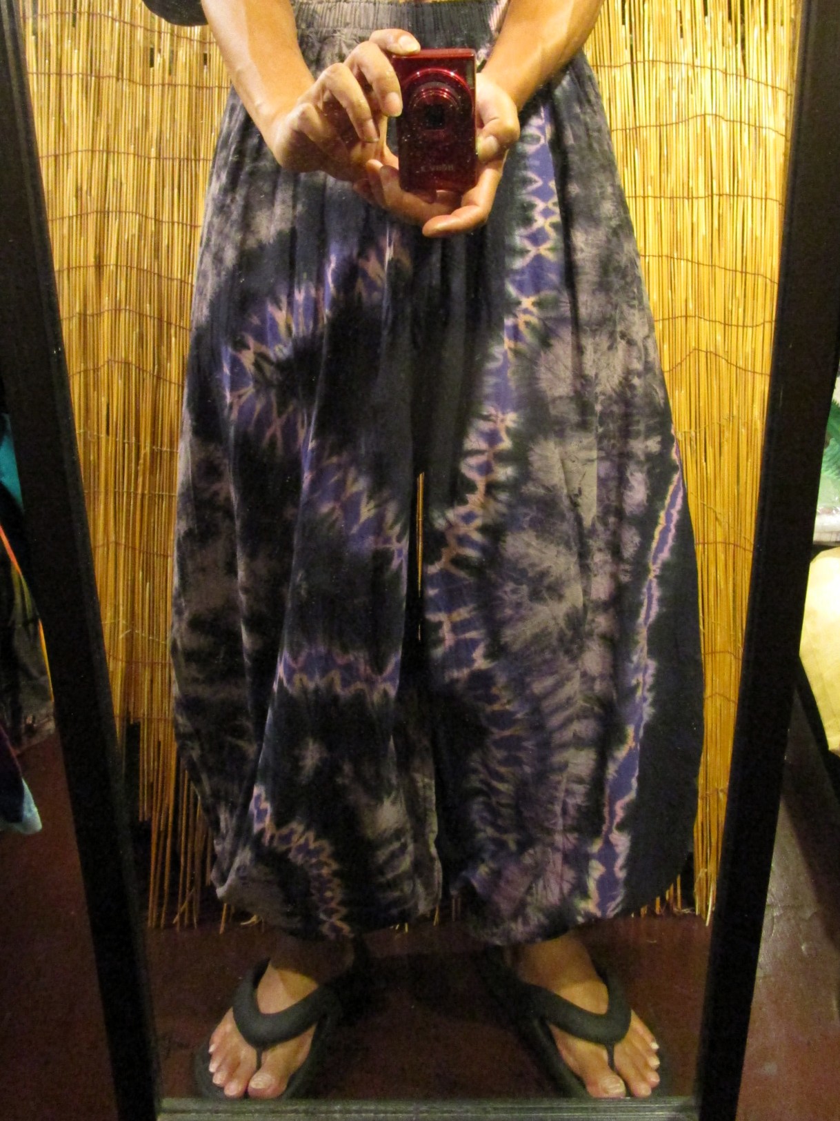 画像: ラヴァタイダイ染め＊コットン素材＊ゆったりシルエット＊ビッグアラジンパンツ＊バルーンパンツ