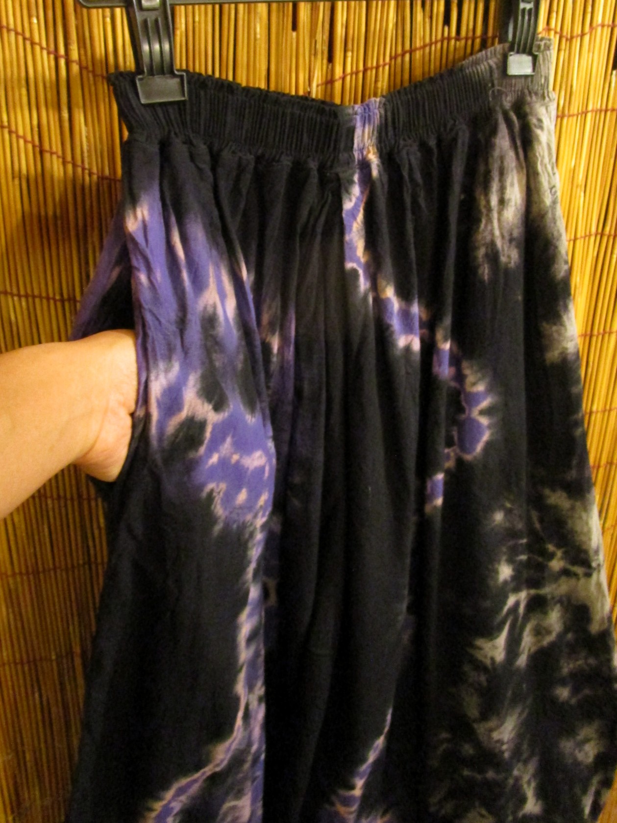 画像3: ラヴァタイダイ染め＊コットン素材＊ゆったりシルエット＊ビッグアラジンパンツ＊バルーンパンツ