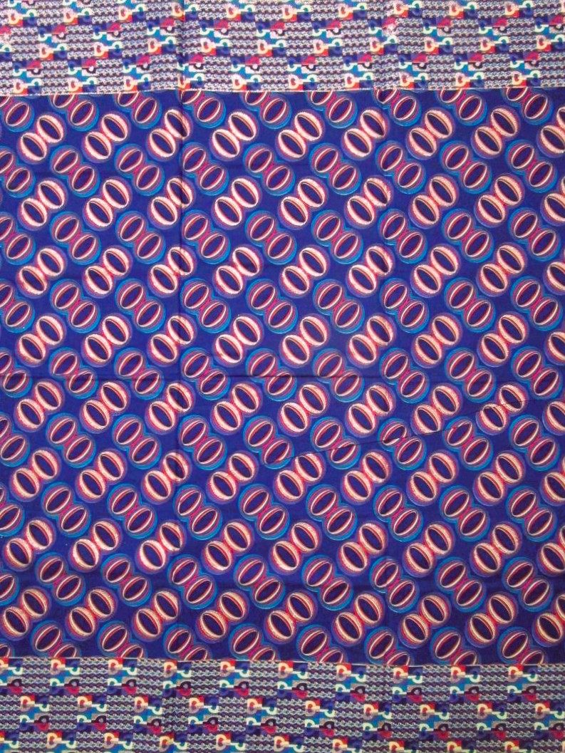 画像: アフリカンプリント生地 パーニュ