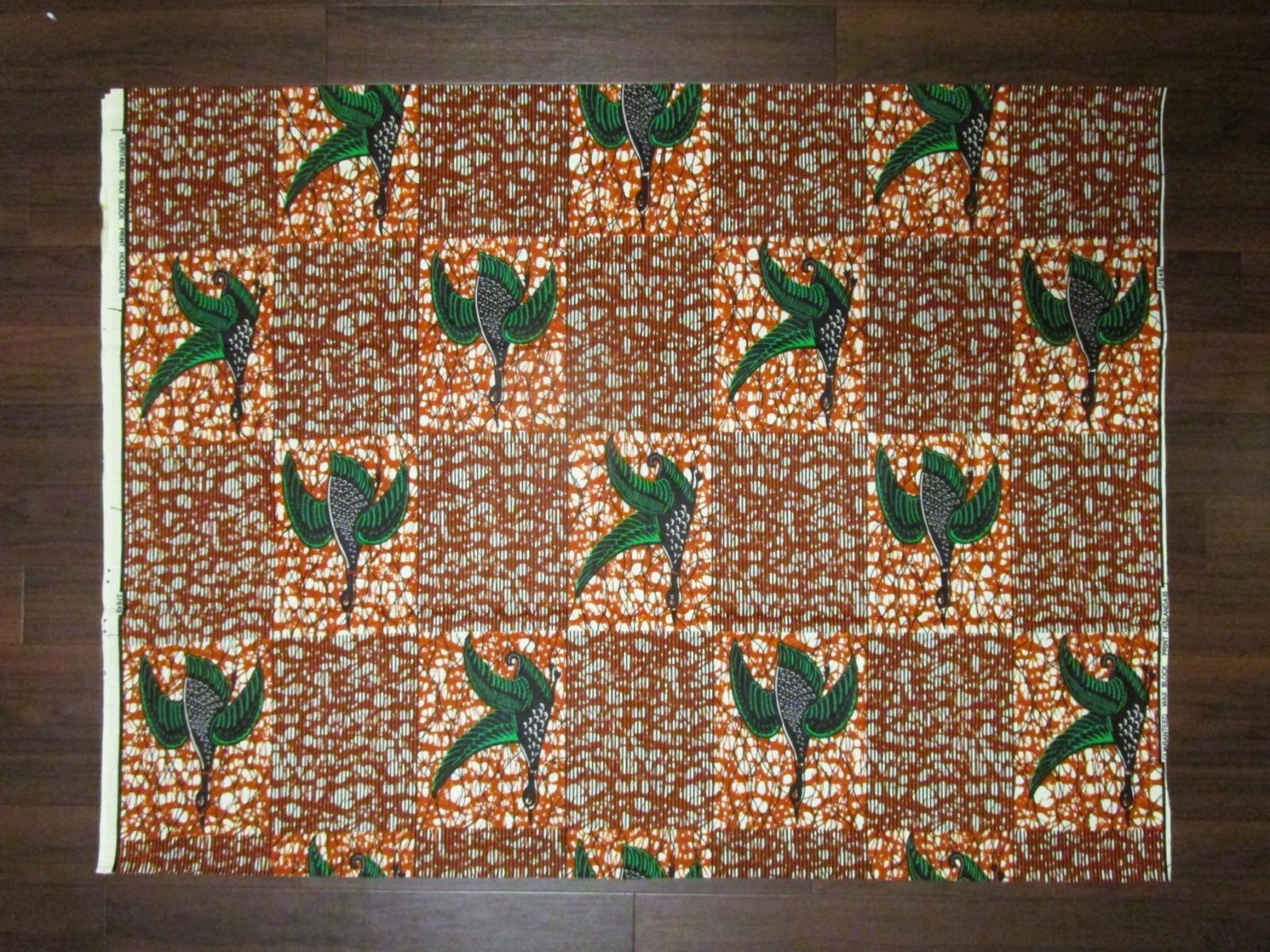 画像: アフリカンプリント生地 パーニュ