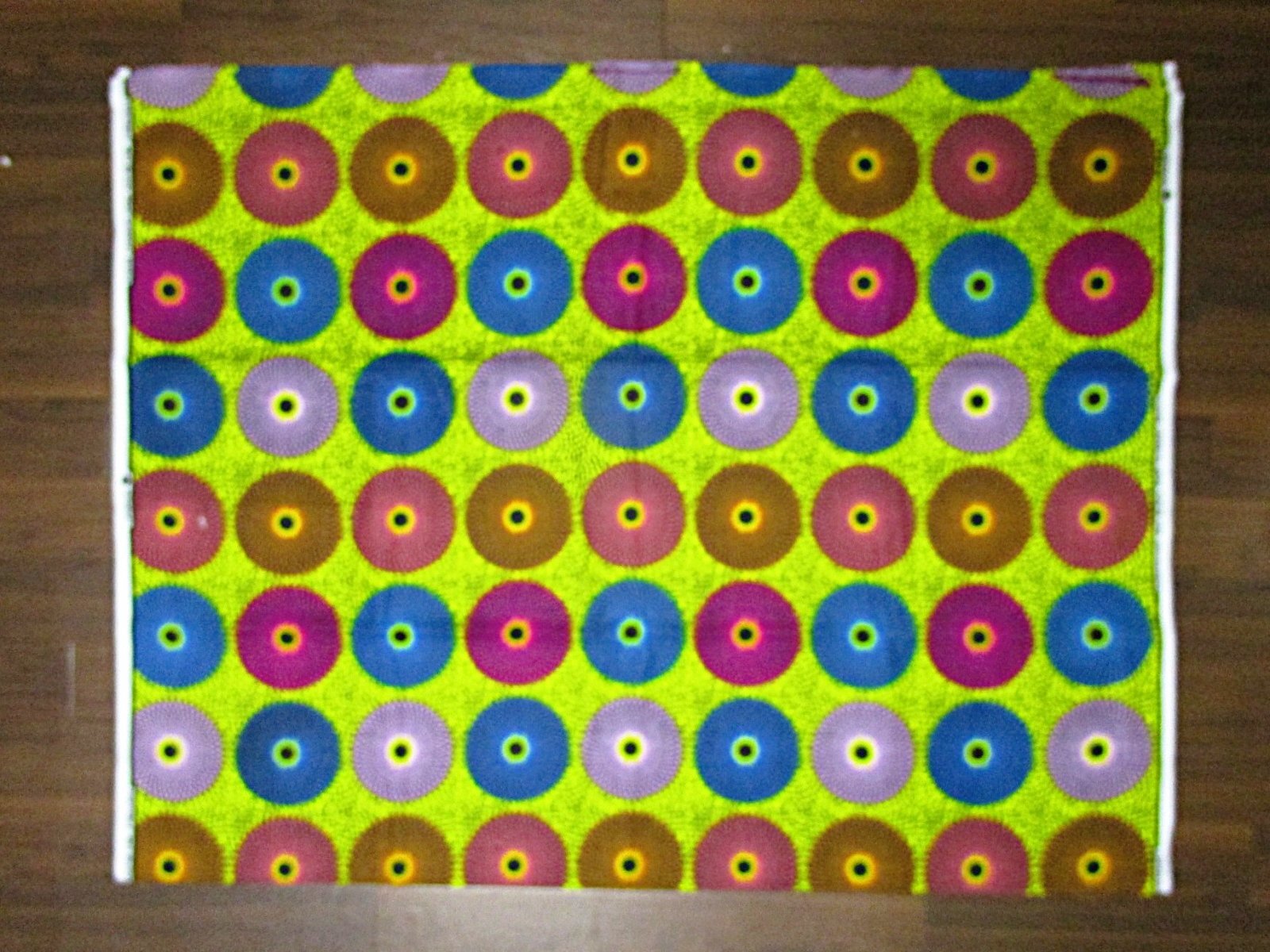 画像: アフリカンプリント生地 パーニュ