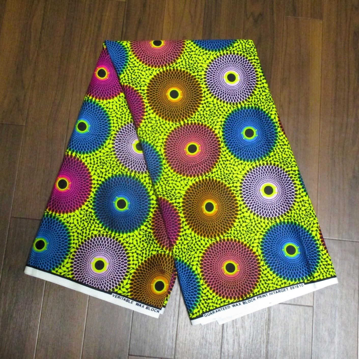 画像2: アフリカンプリント生地 パーニュ