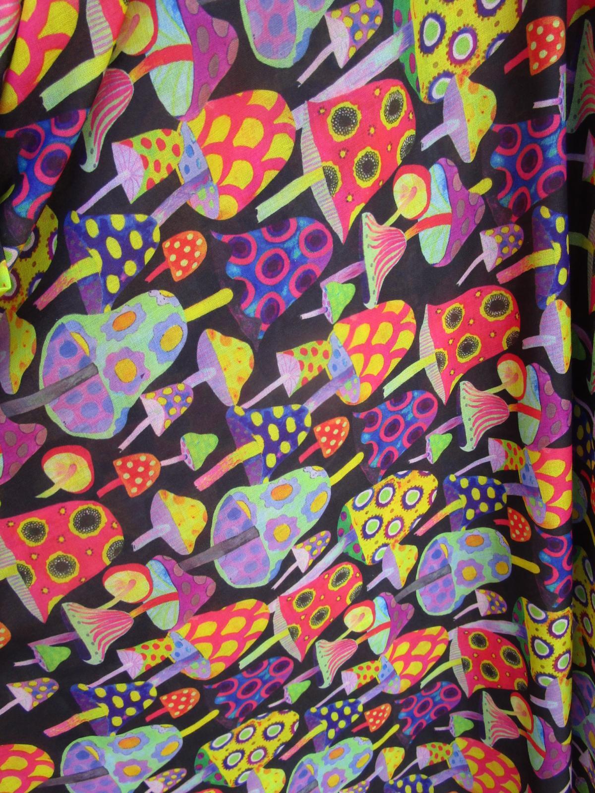 画像6: マッシュルームプリント＊レーヨン素材＊ゆったり＊変型＊サロペット