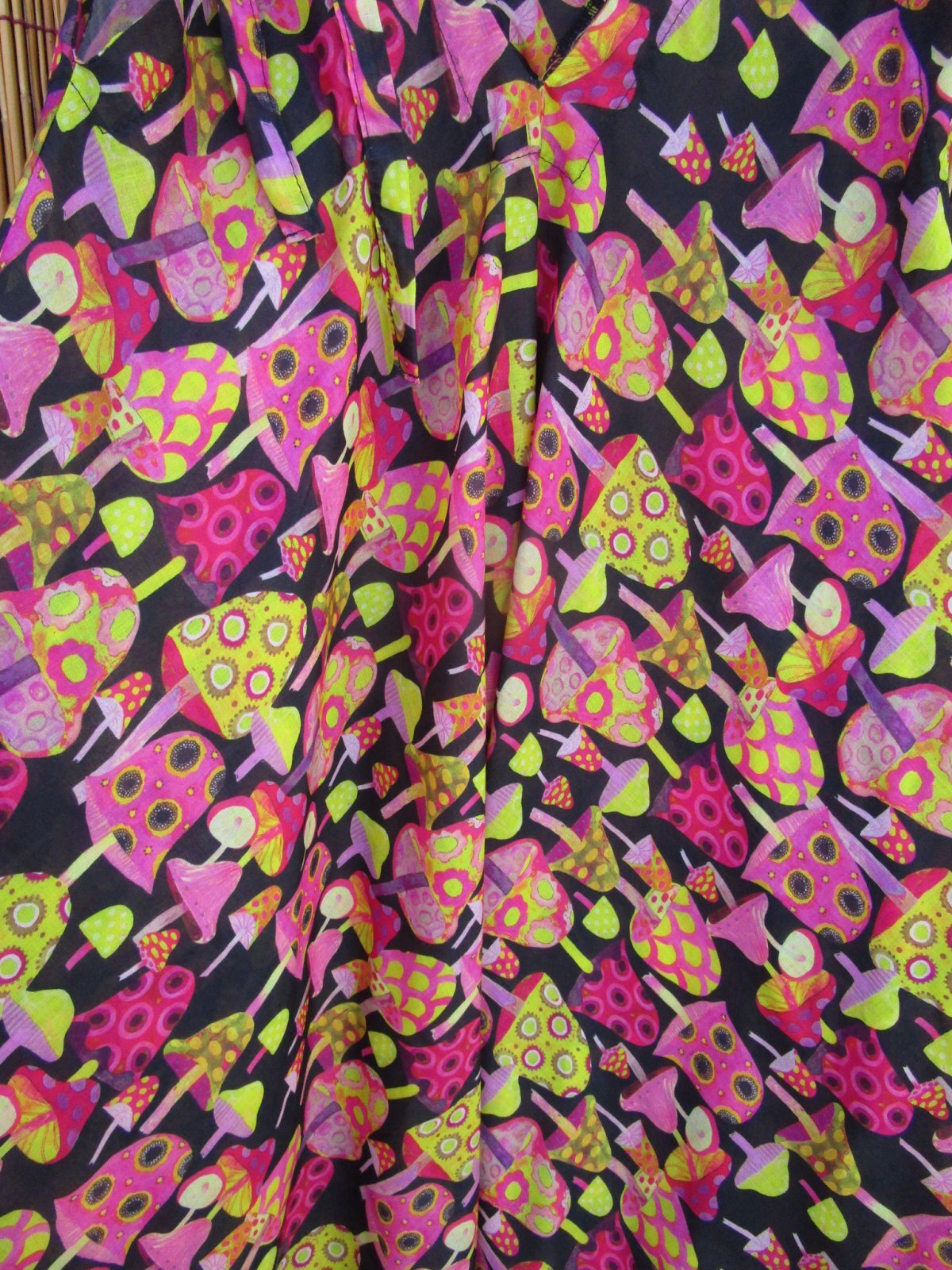 画像5: マッシュルームプリント＊レーヨン素材＊ゆったり＊変型＊サロペット