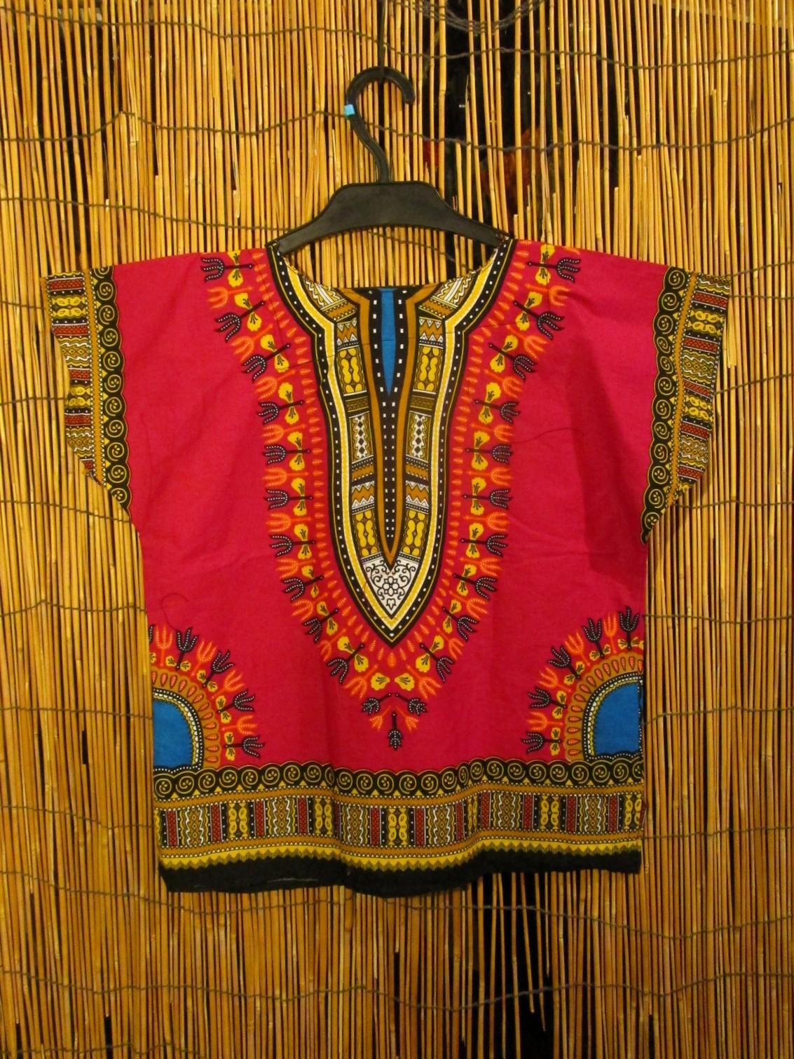 画像2: 【１２０ｃｍ】キッズサイズ＊アフリカンプリント＊ダシキ＊プルオーバー