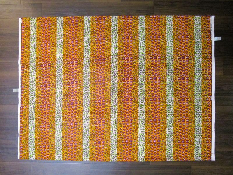 画像: アフリカンプリント生地 パーニュ
