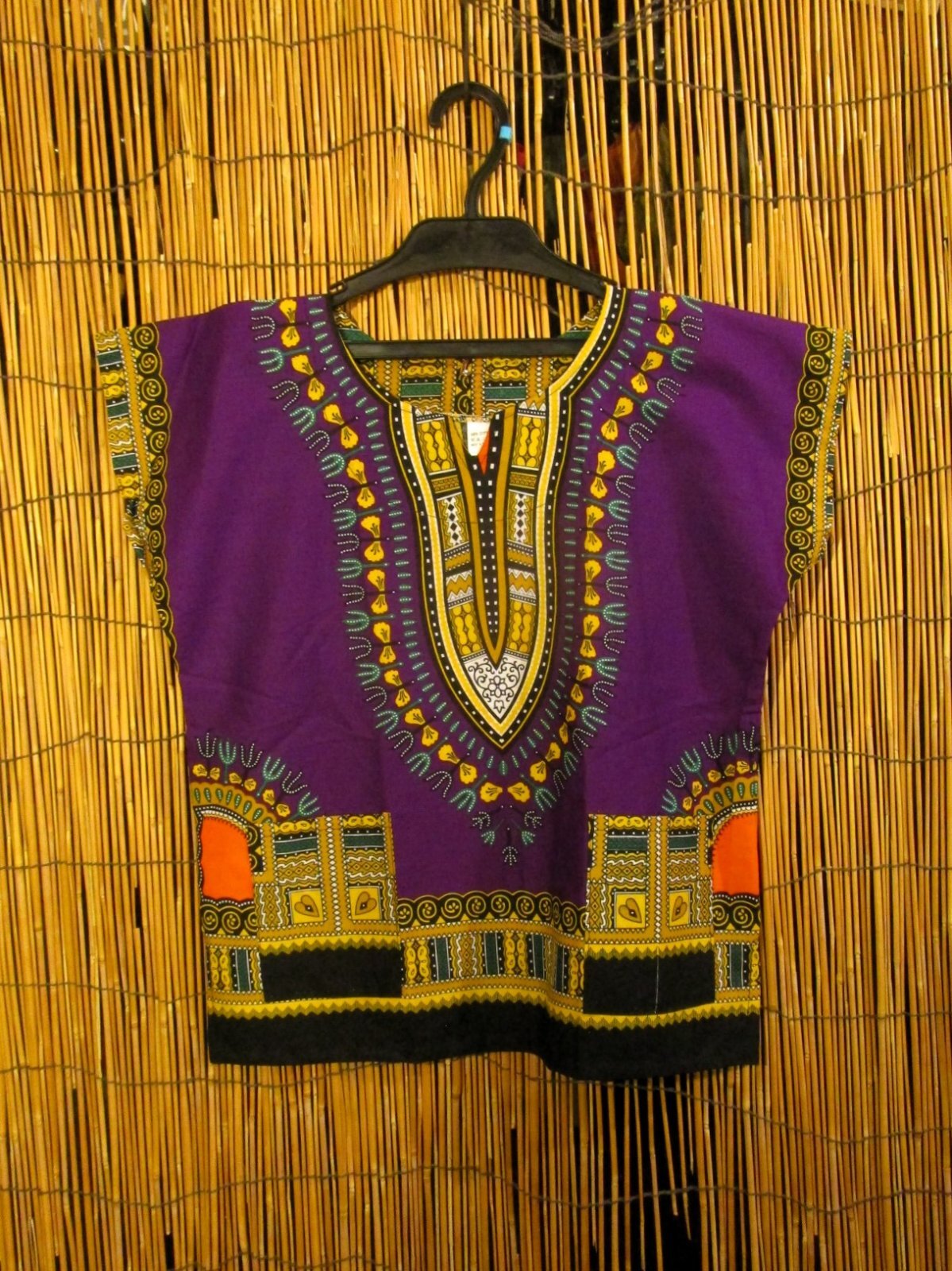 画像1: 【１２０ｃｍ】キッズサイズ＊アフリカンプリント＊ダシキ＊プルオーバー