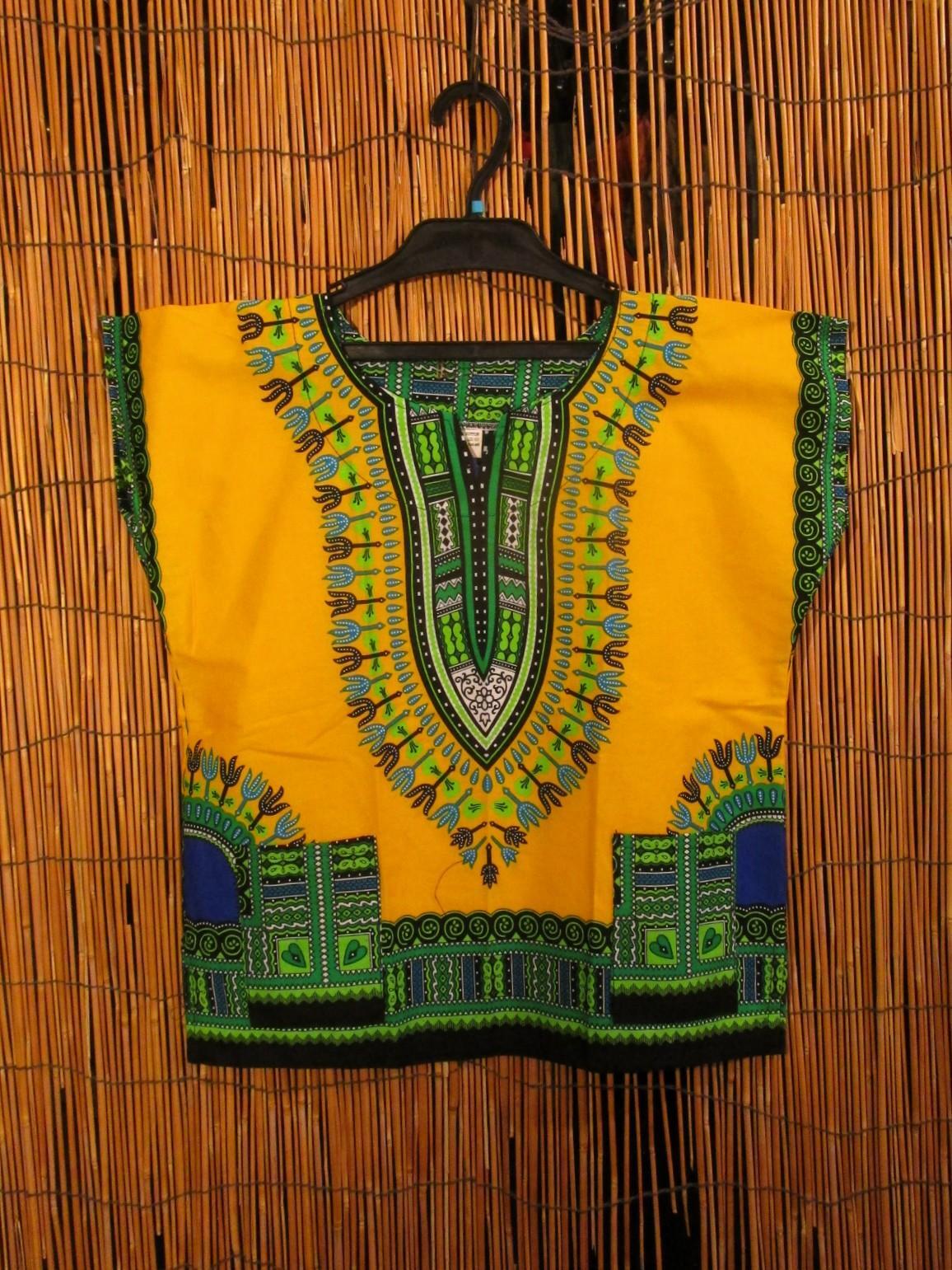 画像1: 【１２０ｃｍ】キッズサイズ＊アフリカンプリント＊ダシキ＊プルオーバー