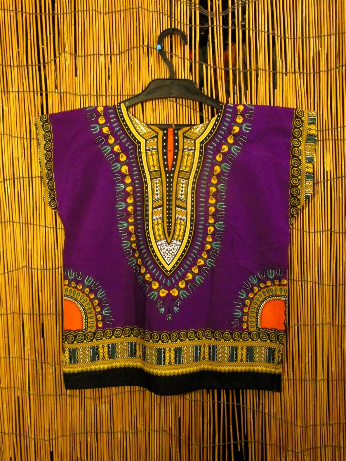 画像2: 【１２０ｃｍ】キッズサイズ＊アフリカンプリント＊ダシキ＊プルオーバー