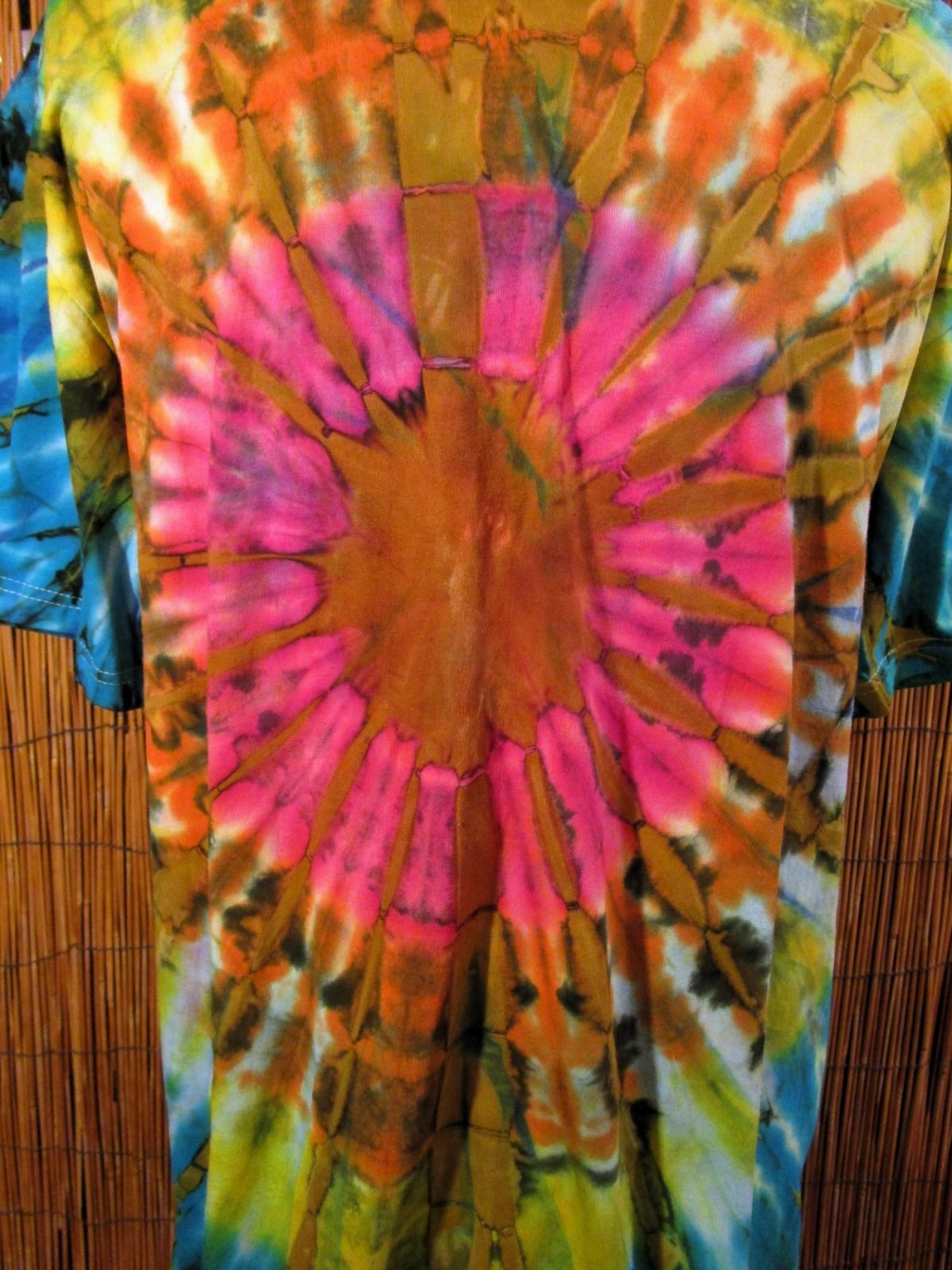 画像: タイダイ染め＊コットン素材＊半袖＊Ｔシャツ＊XＬ