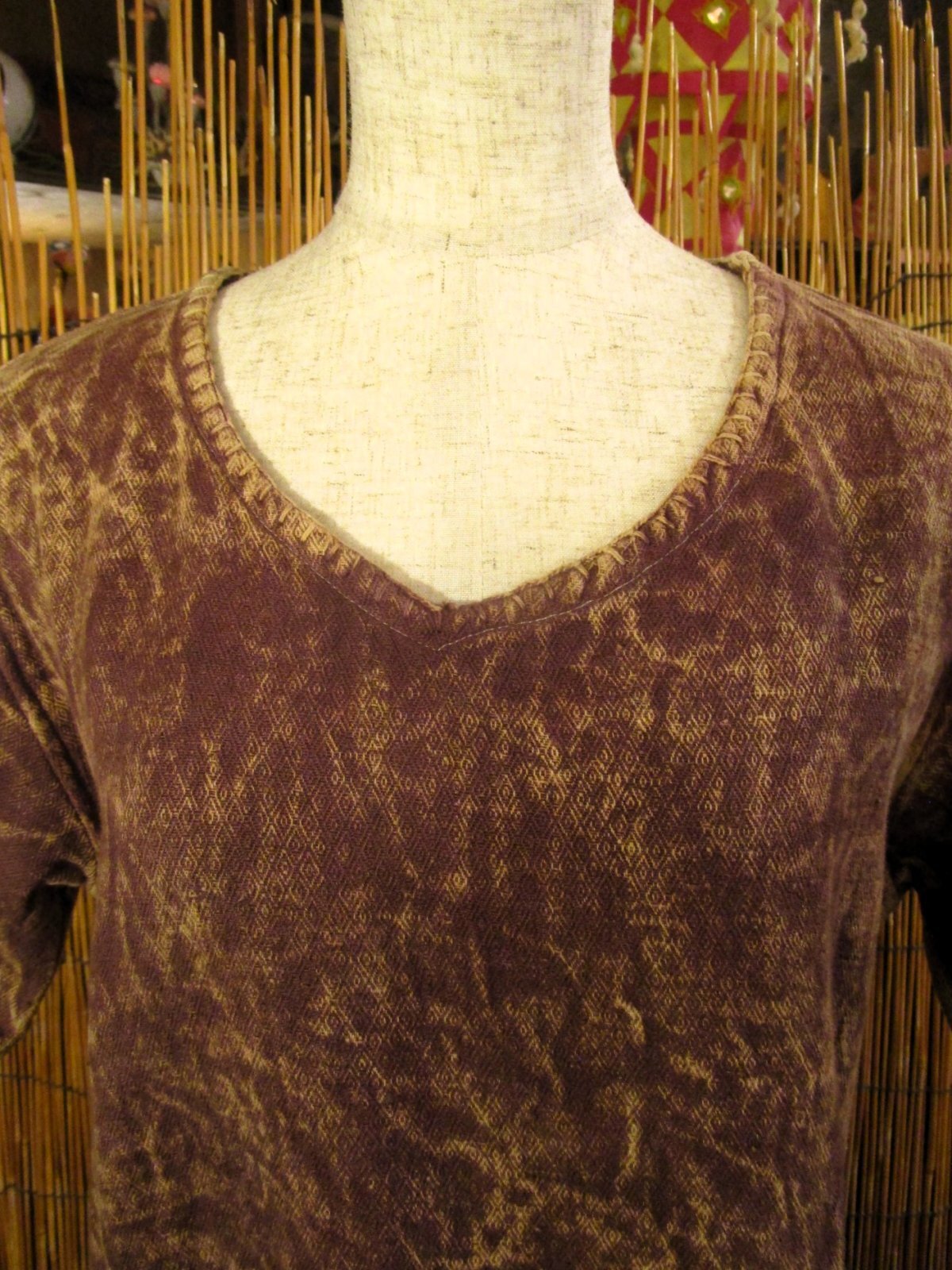 画像: ストーンウォッシュ加工＊ヘンプコットン素材＊半袖＊プルオーバー