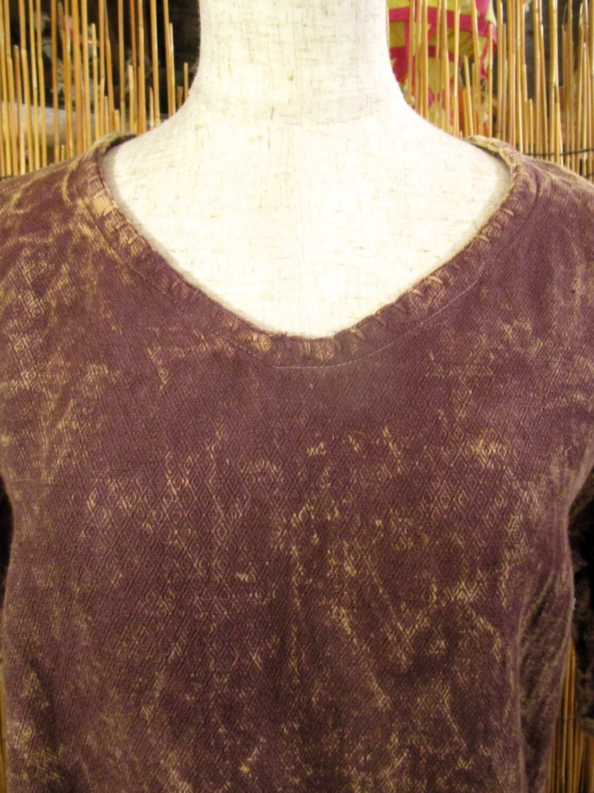 画像: ストーンウォッシュ加工＊ヘンプコットン素材＊半袖＊プルオーバー