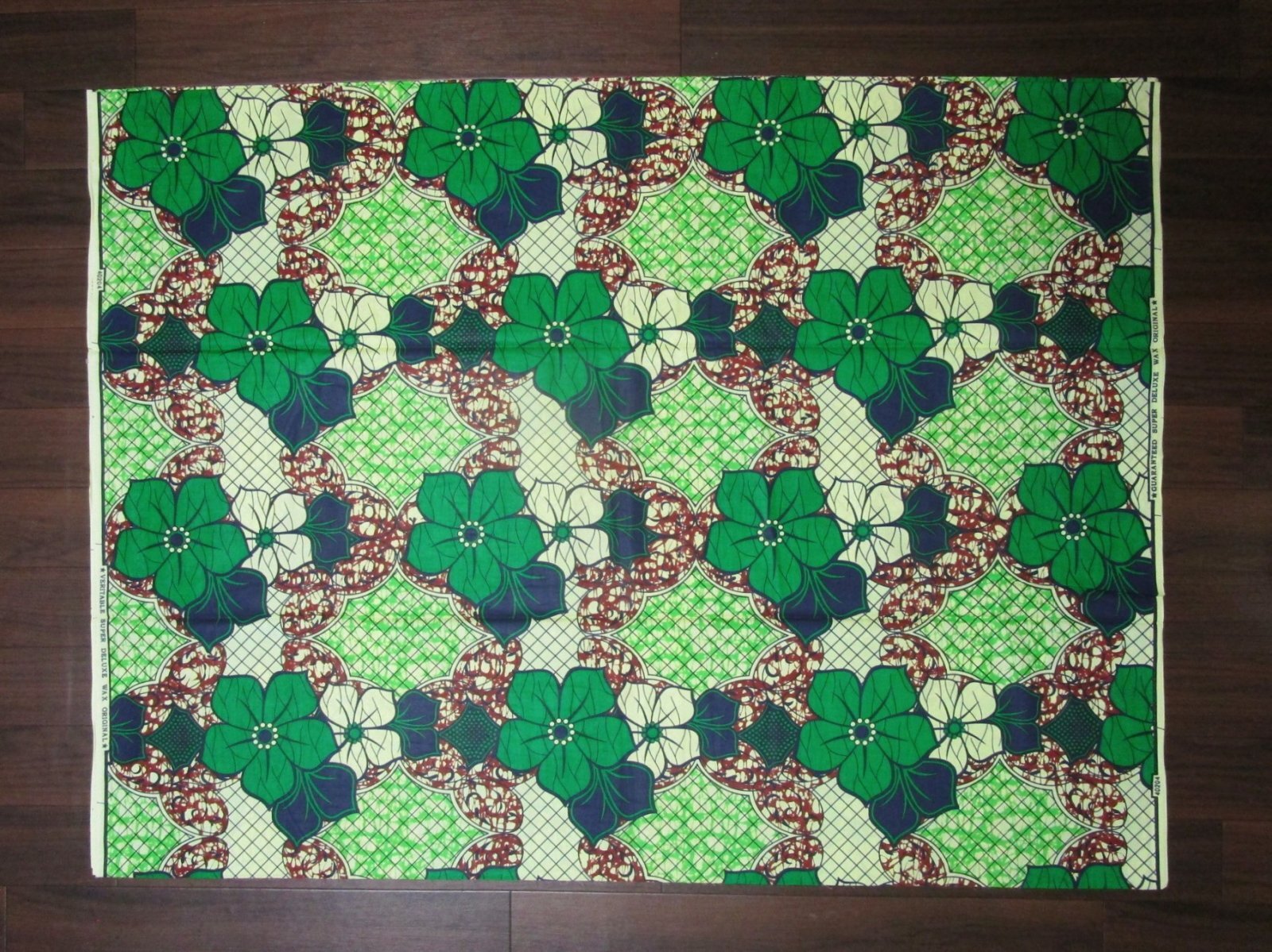 画像: アフリカンプリント生地 パーニュ