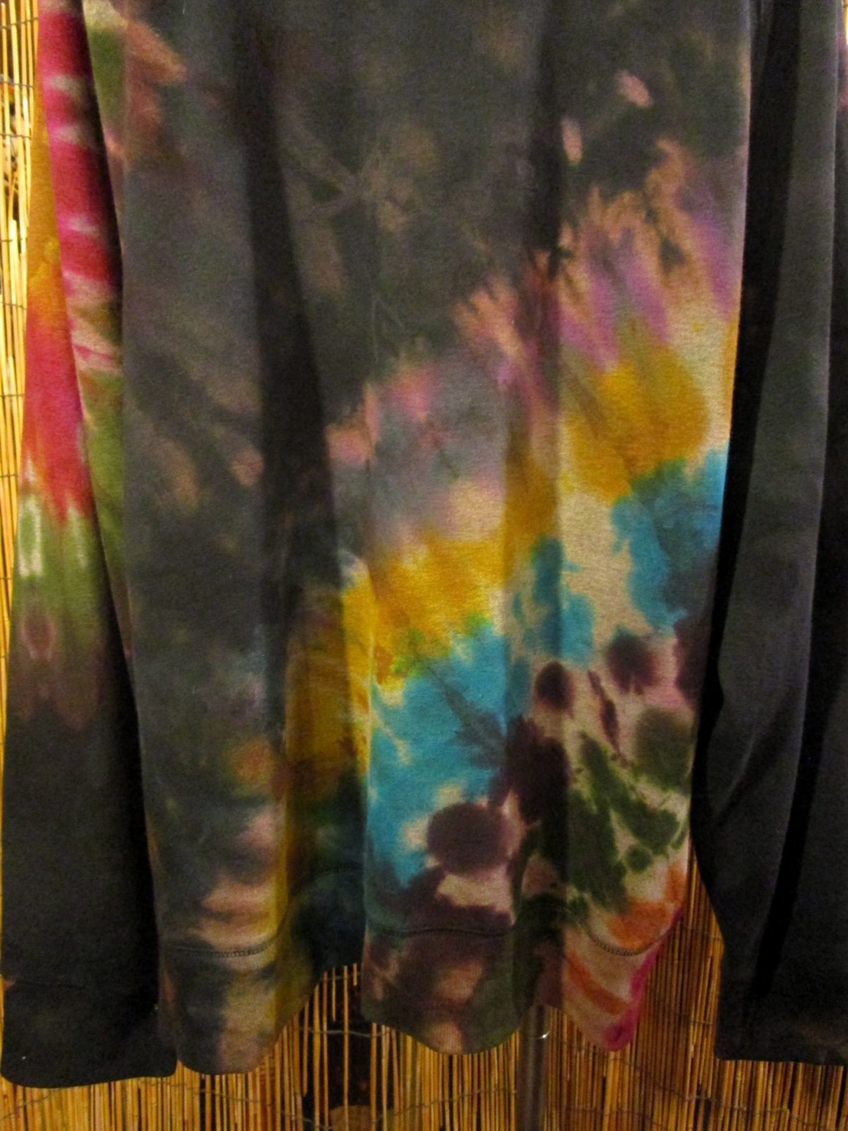 画像: ビッグサイズ＊タイダイ染め＊裏起毛＊スウェット生地＊ジップアップ＊パーカー