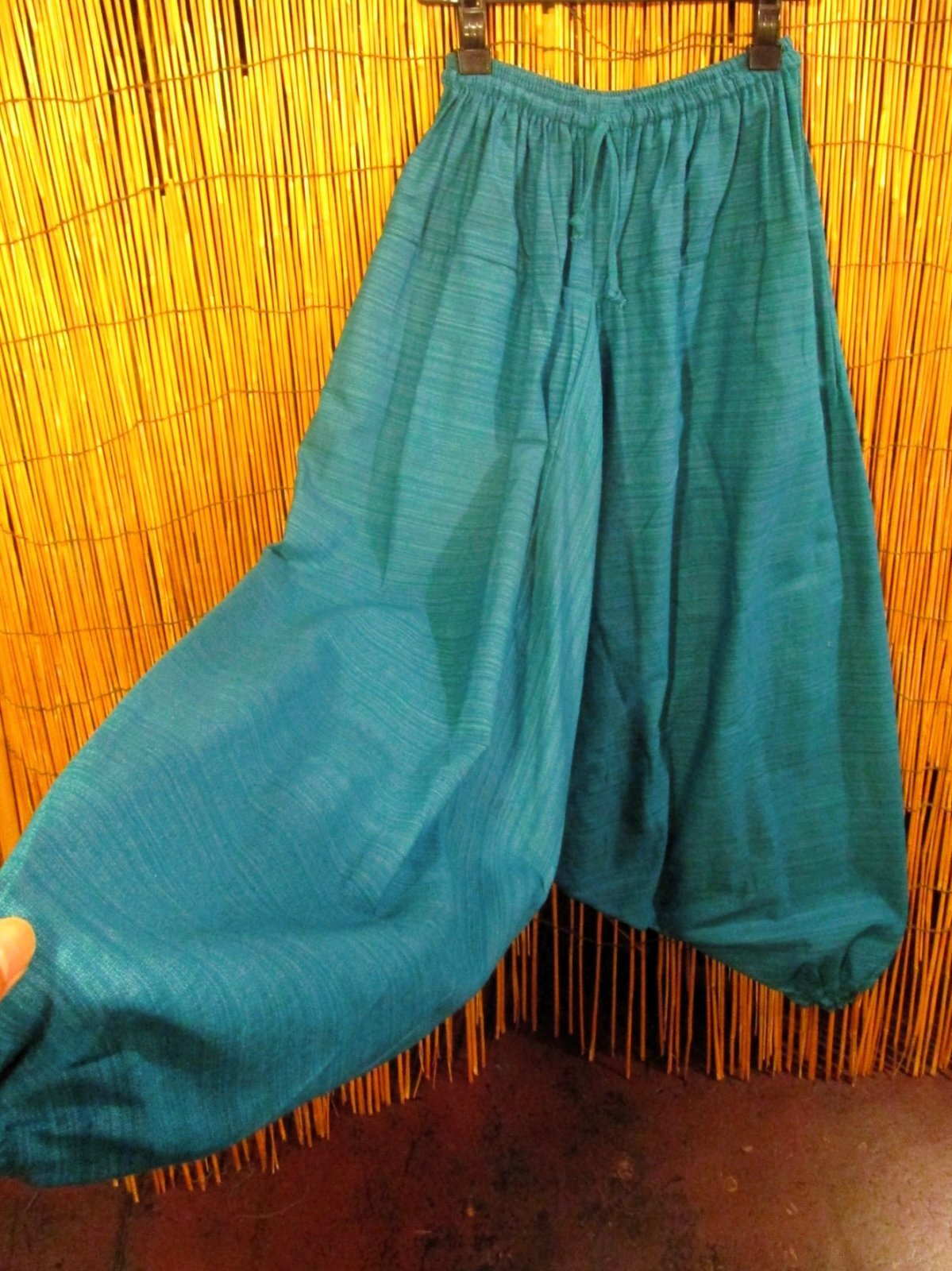 画像3: 二色の糸＊コッン素材＊シンプル＊ふんわり＊サルエルパンツ