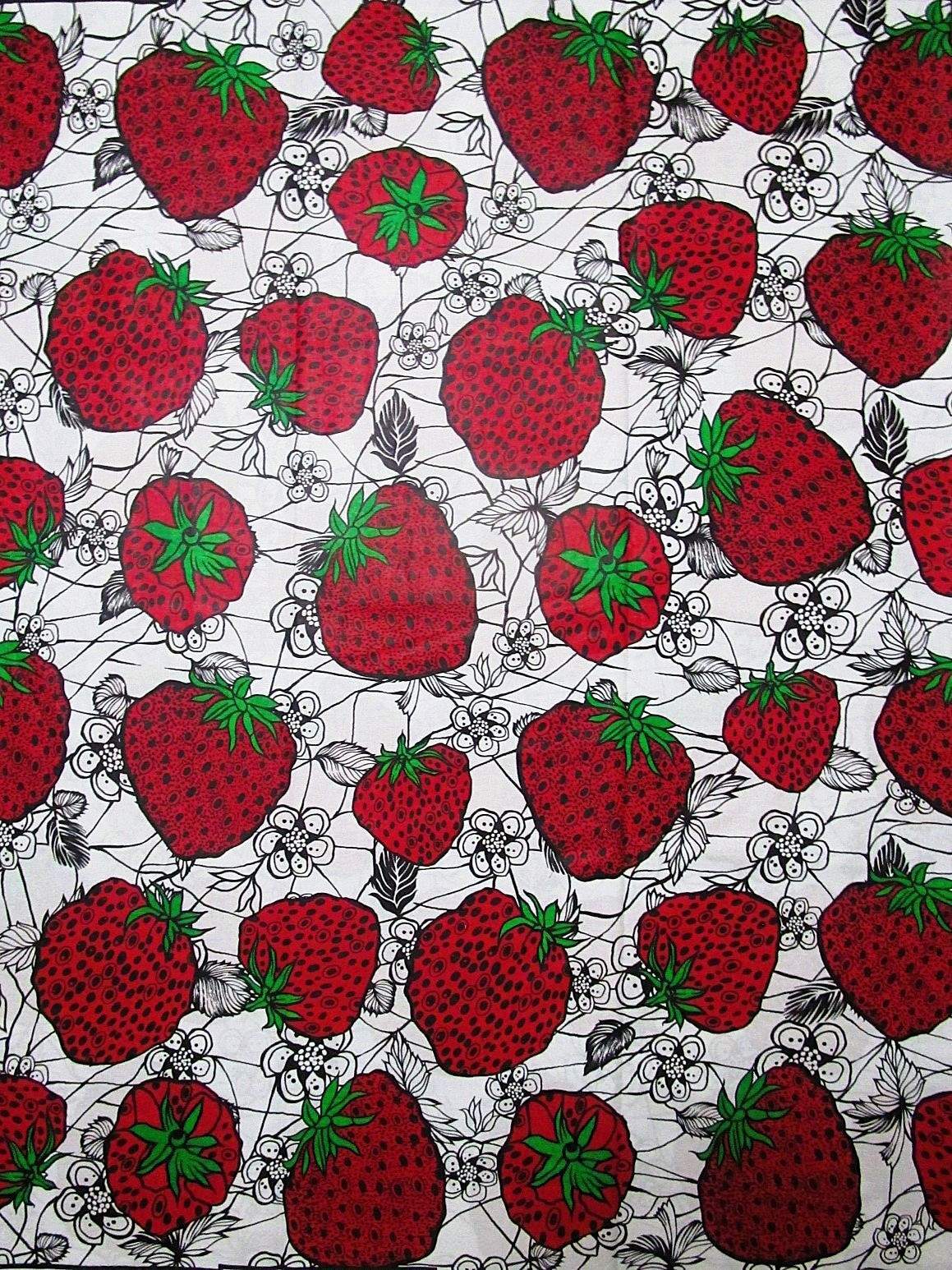 画像1: アフリカンプリント生地 パーニュ