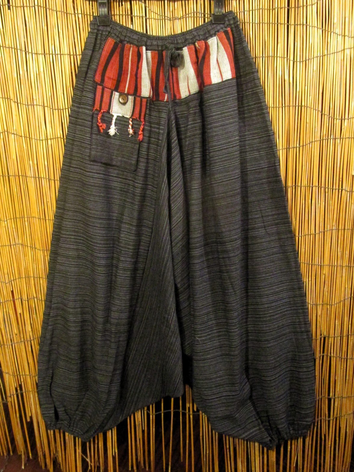 画像1: ナガ族＊コットン素材＊ふんわり＊サルエルパンツ