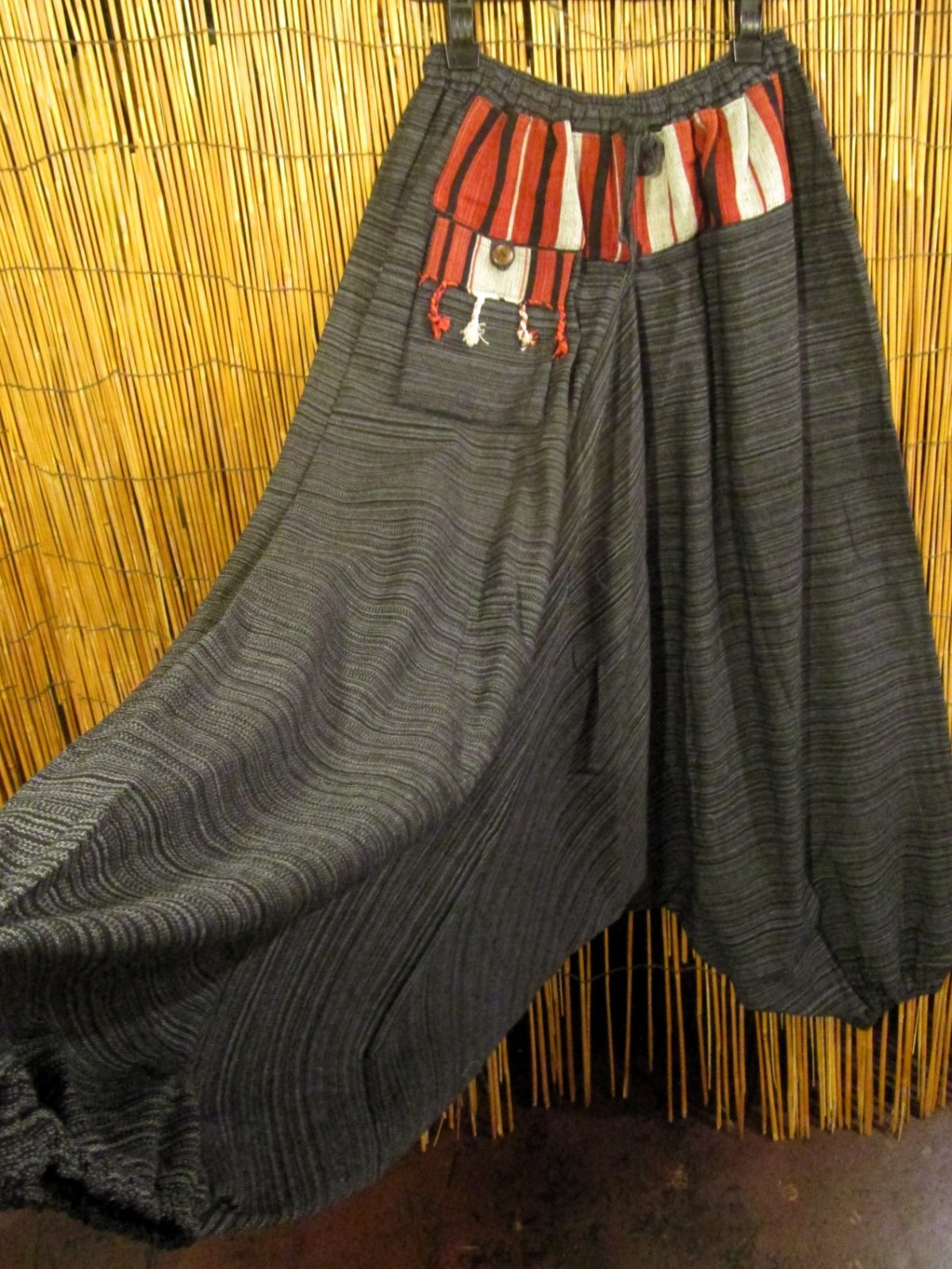 画像3: ナガ族＊コットン素材＊ふんわり＊サルエルパンツ