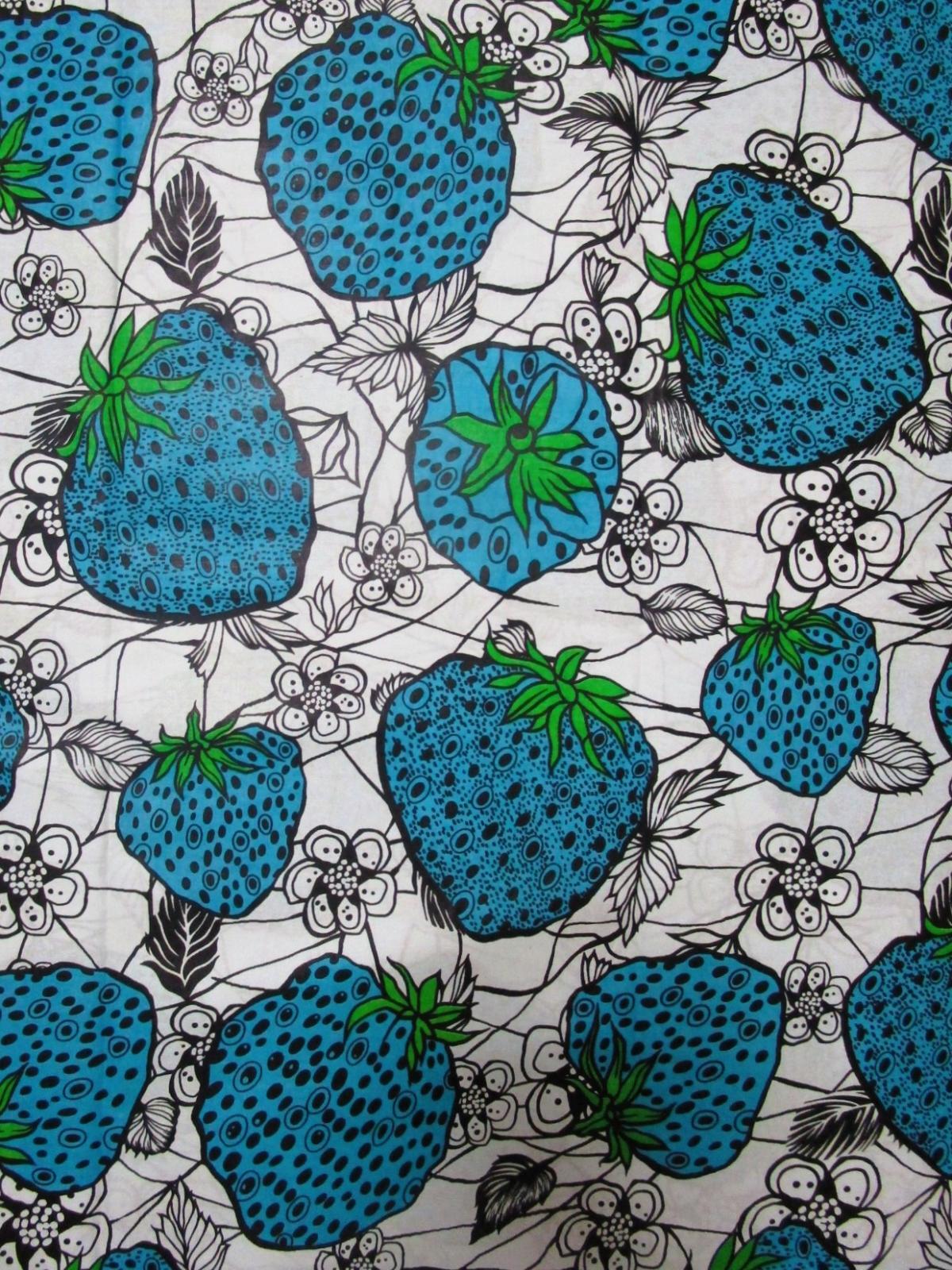 画像: アフリカンプリント生地 パーニュ