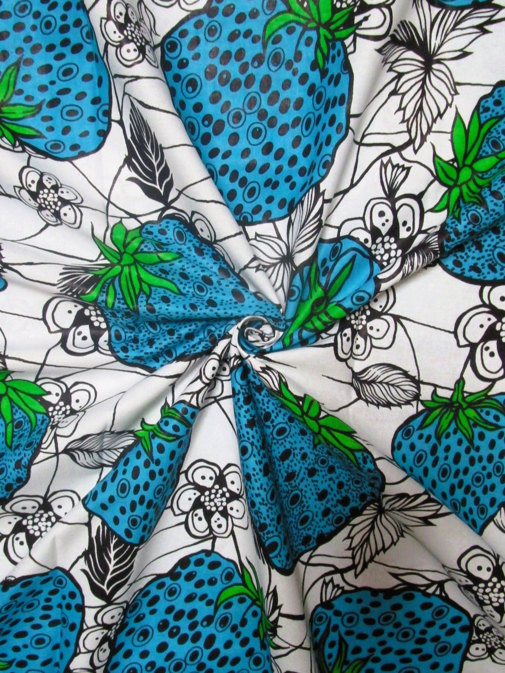 画像: アフリカンプリント生地 パーニュ