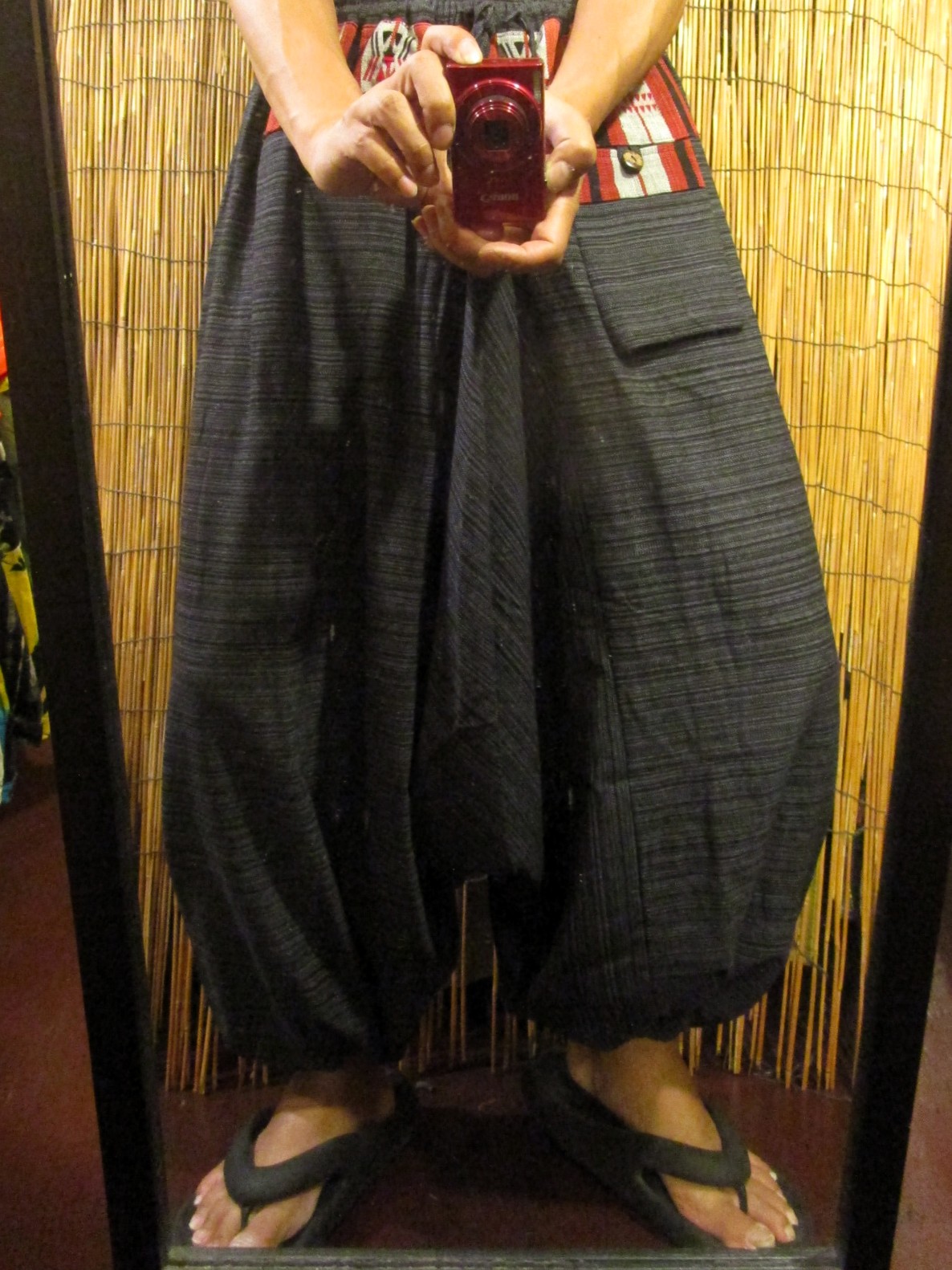 画像: ナガ族＊コットン素材＊ふんわり＊サルエルパンツ