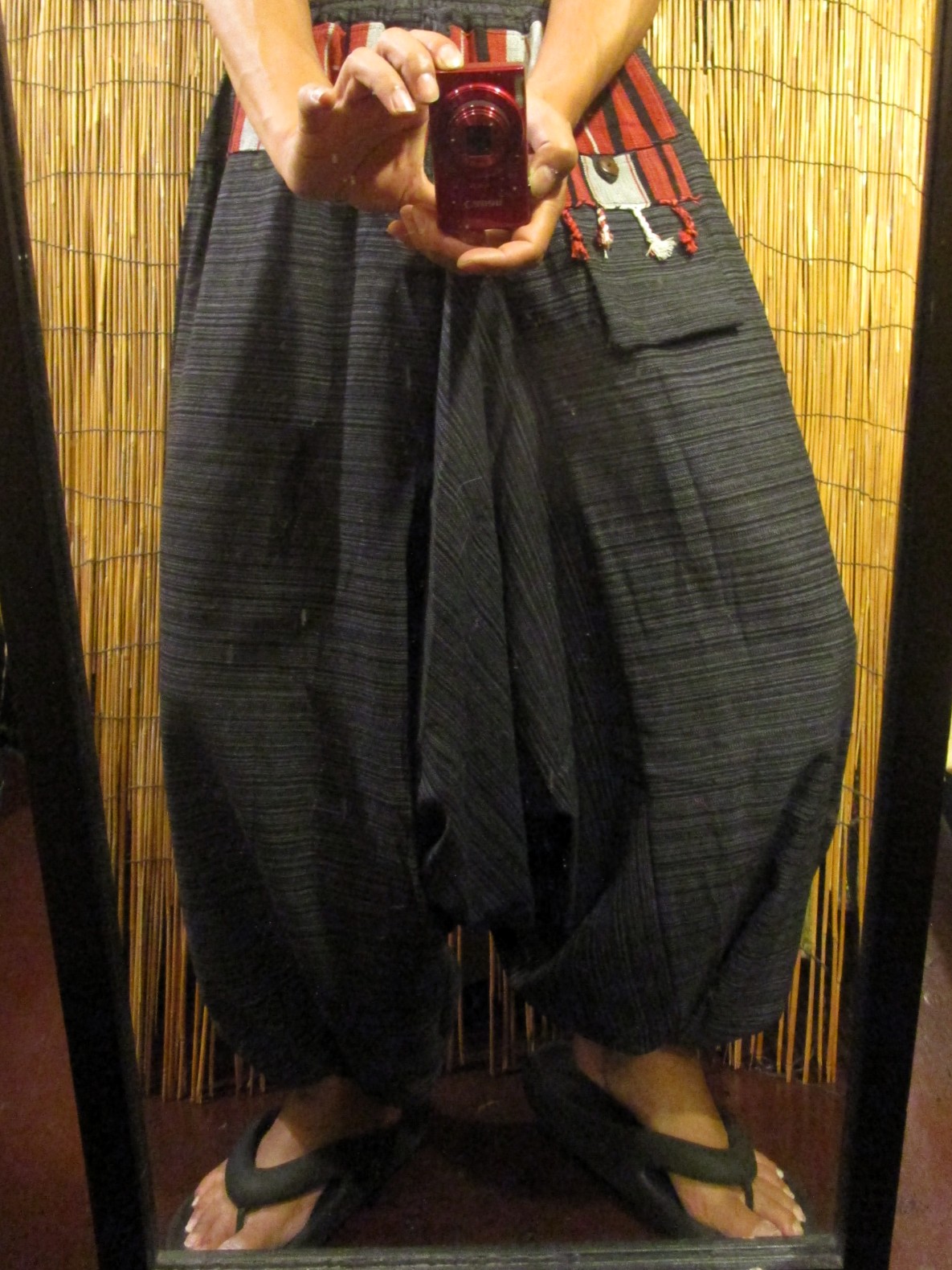 画像: ナガ族＊コットン素材＊ふんわり＊サルエルパンツ