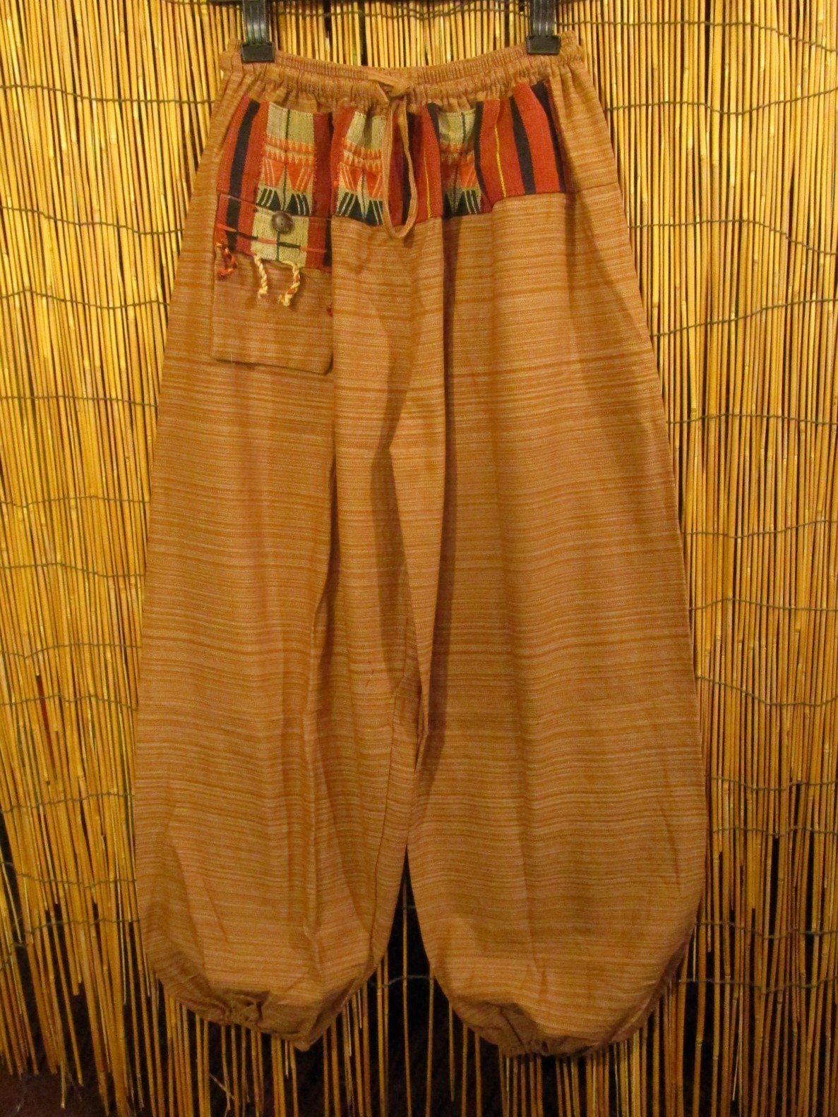 画像1: ナガ族＊コットン素材＊ふんわり＊アラジンパンツ