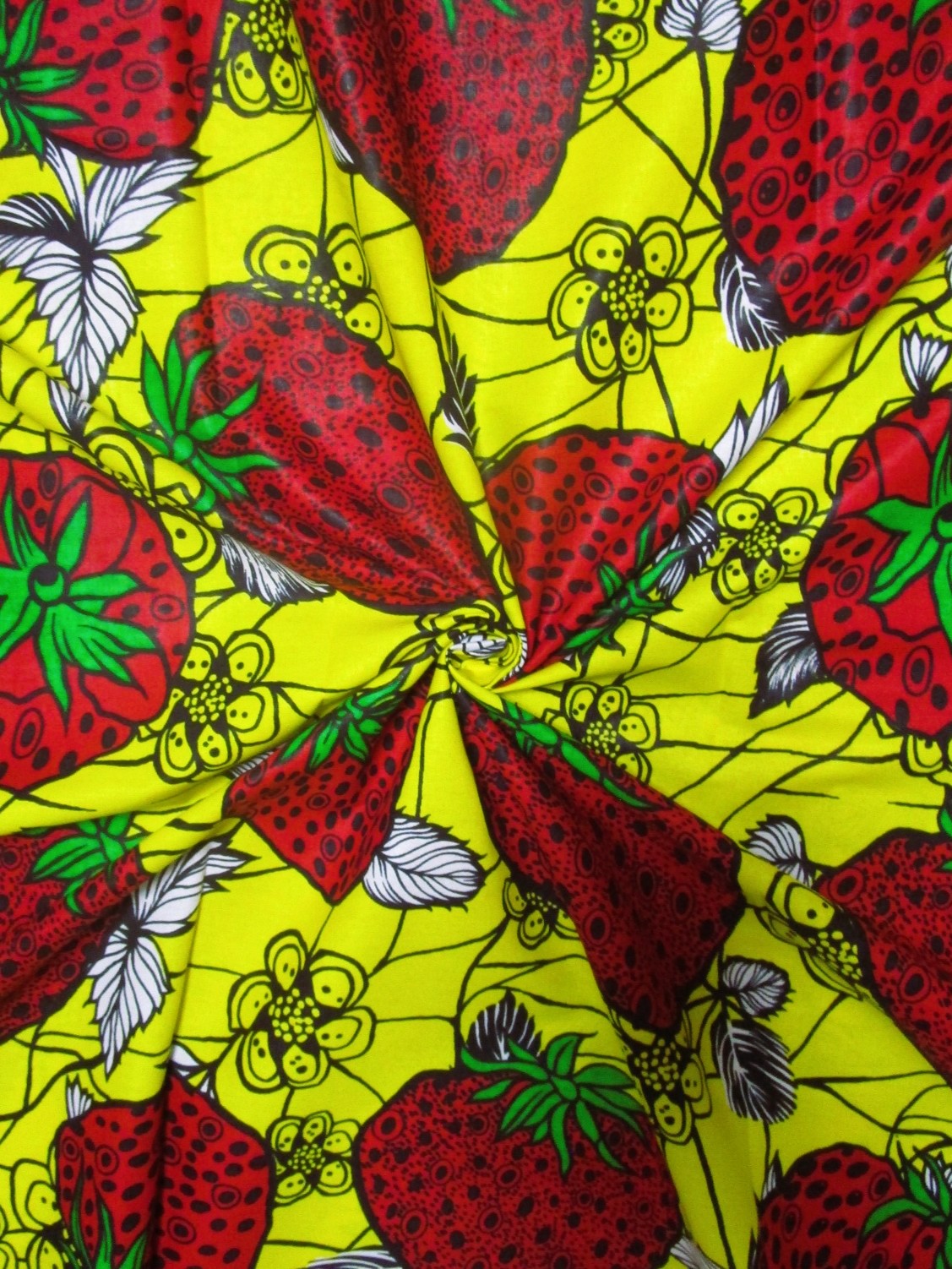 画像: アフリカンプリント生地 パーニュ