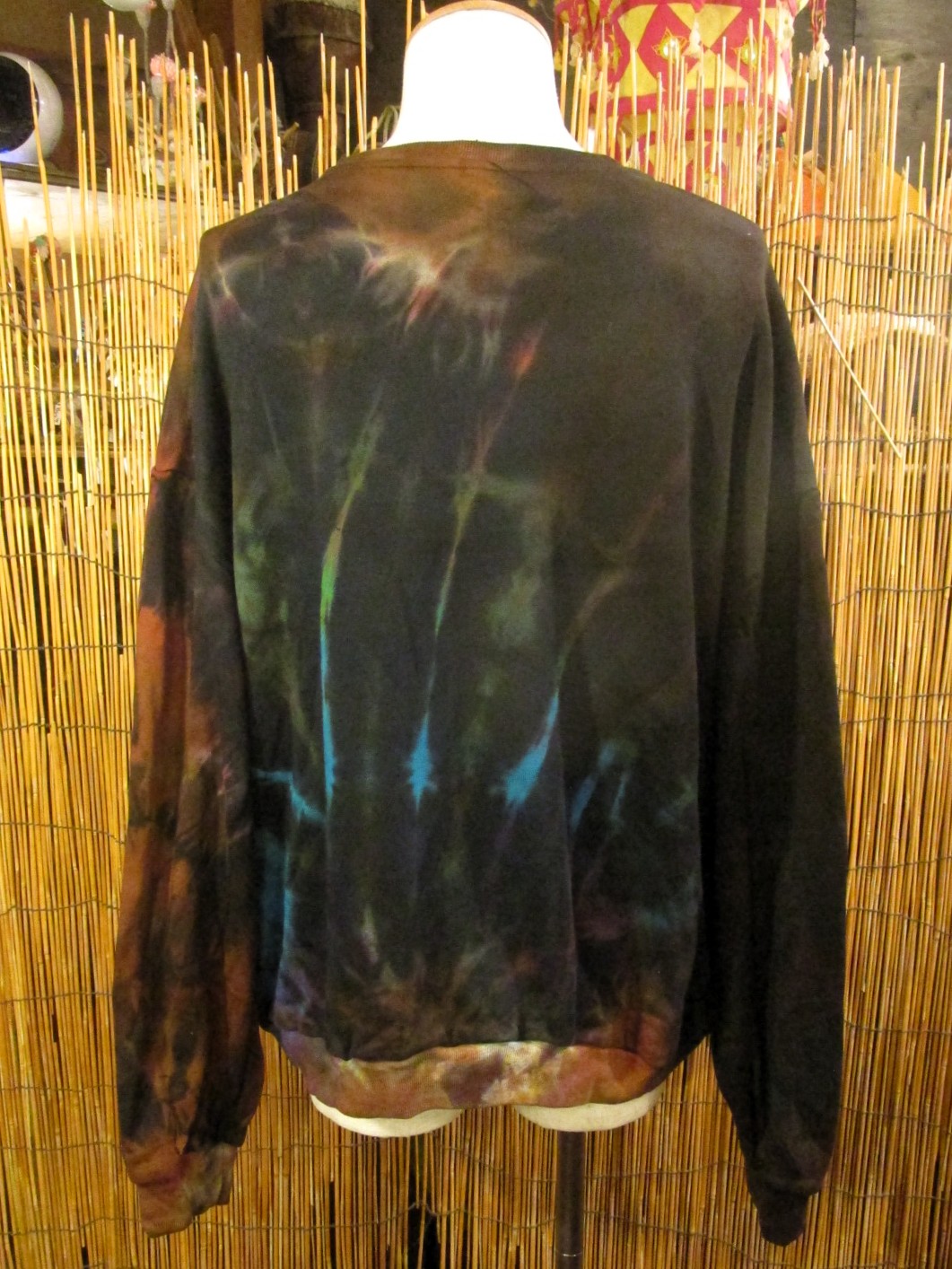 画像3: タイダイ染め＊コットン素材＊スウェット生地＊トレーナー