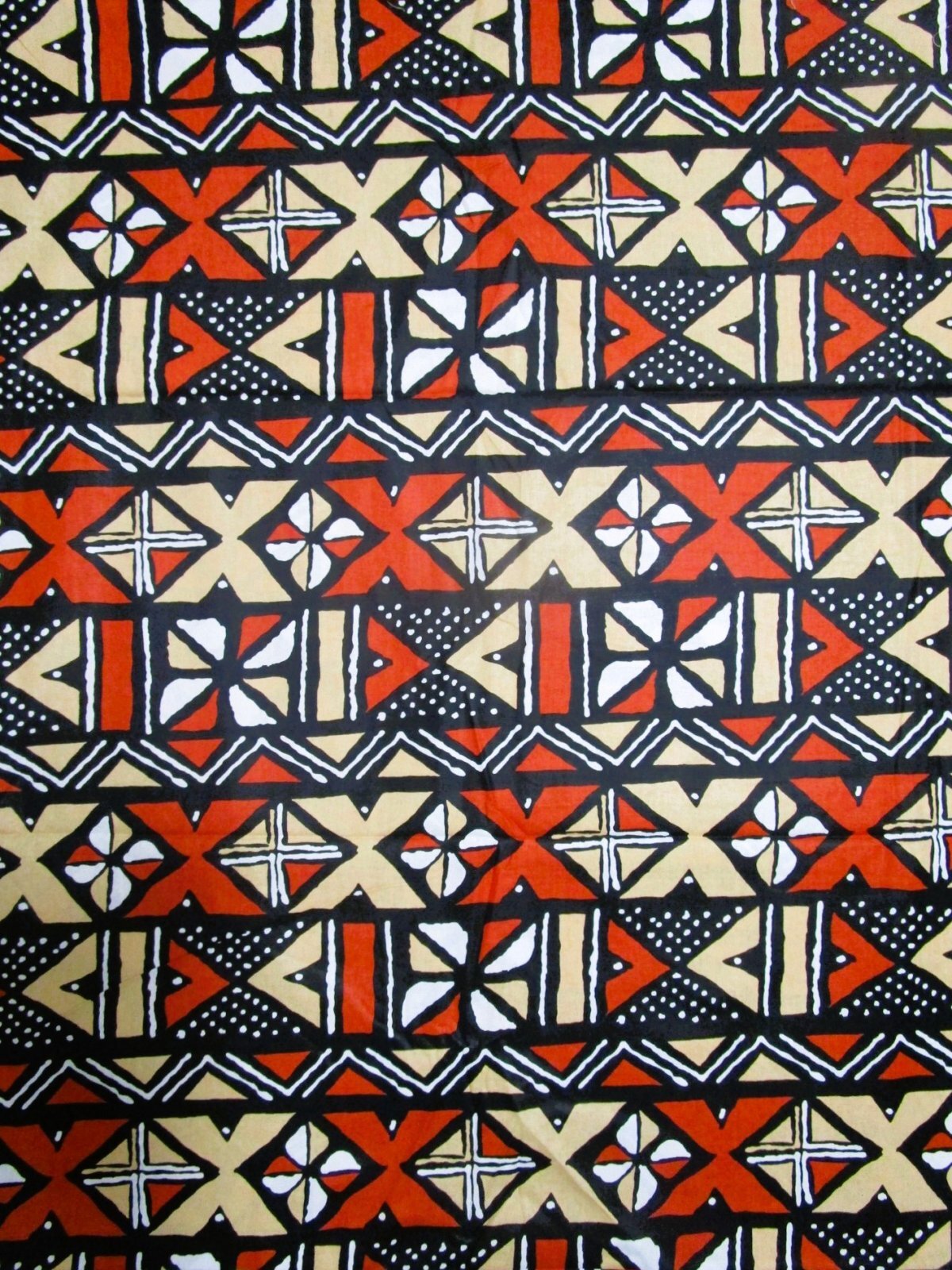 画像1: アフリカンプリント生地 パーニュ