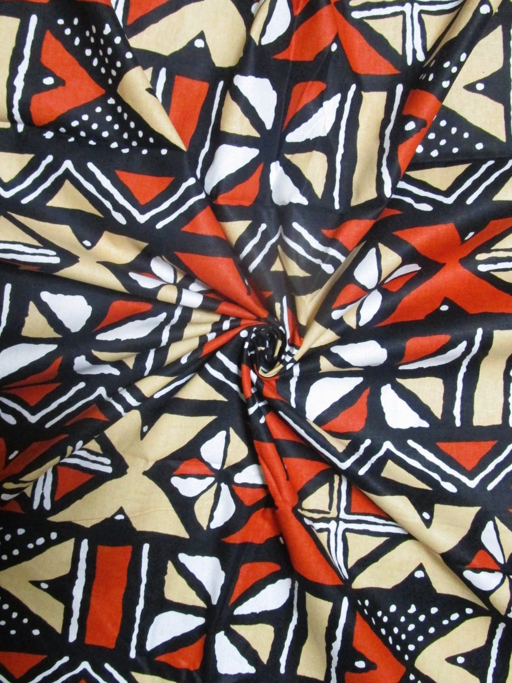 画像: アフリカンプリント生地 パーニュ