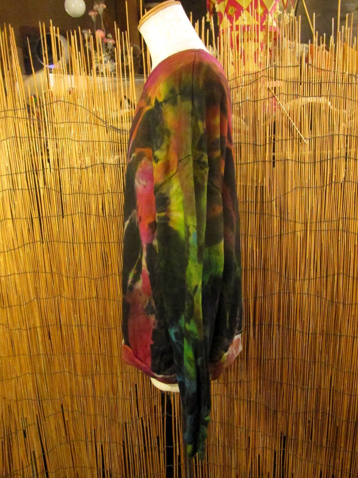 画像2: タイダイ染め＊コットン素材＊スウェット生地＊トレーナー