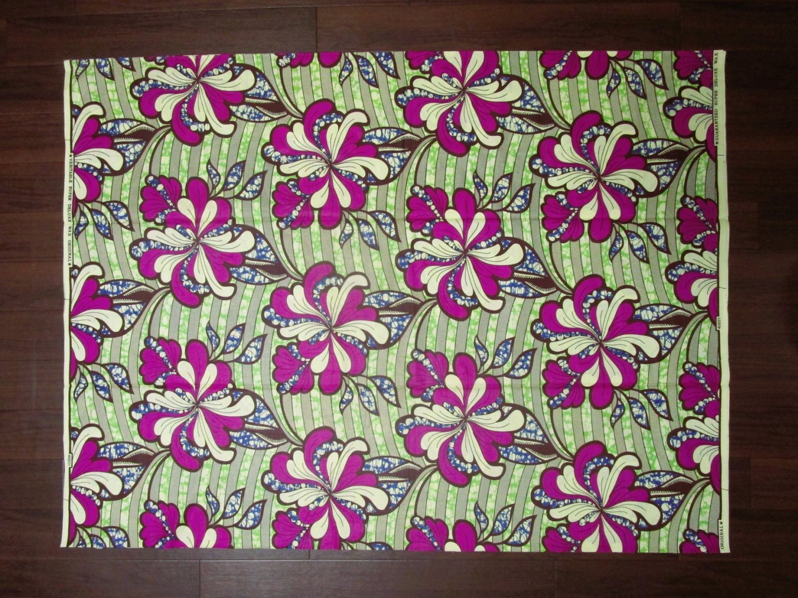 画像: アフリカンプリント生地 パーニュ