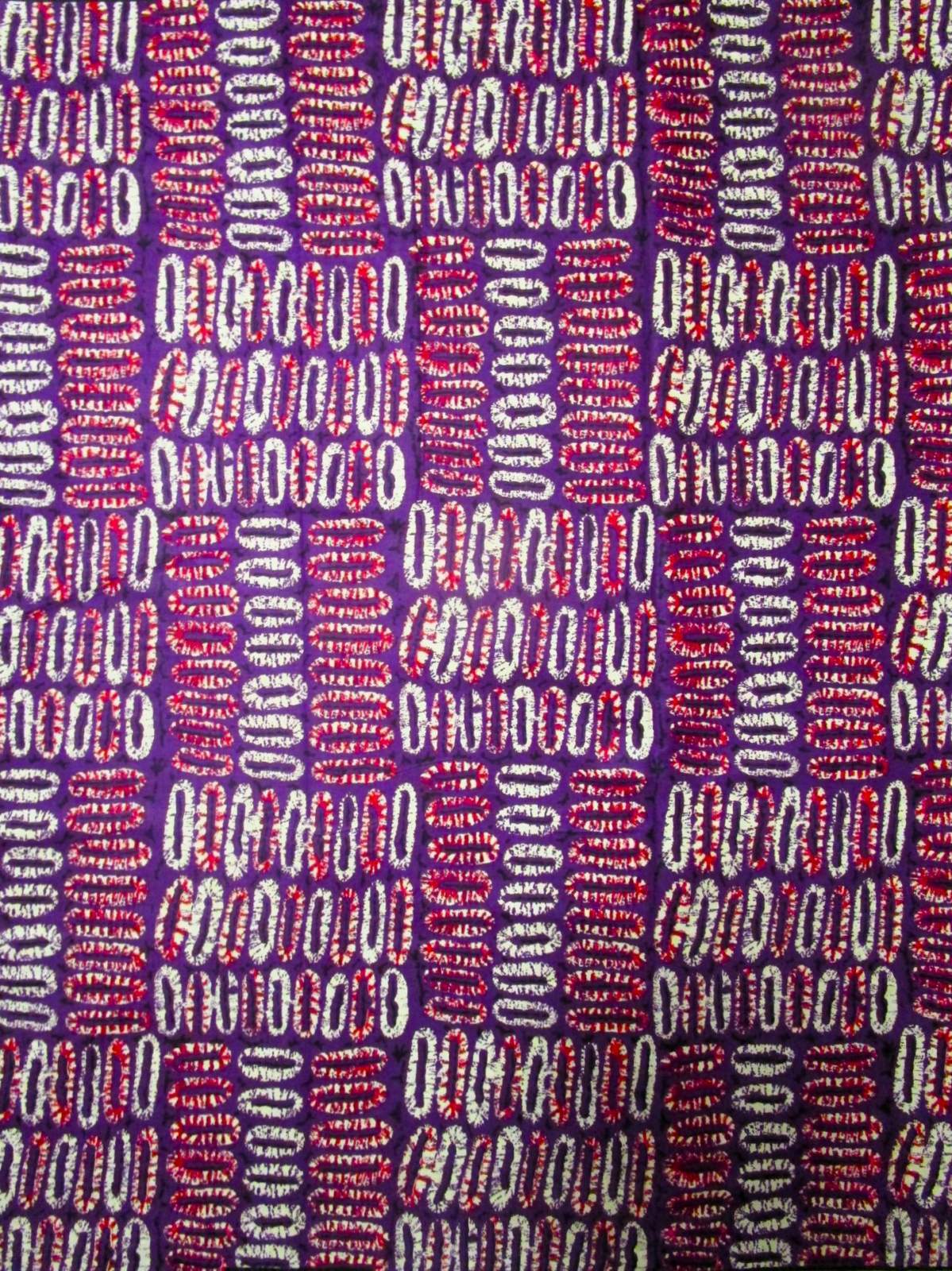 画像1: アフリカンプリント生地 パーニュ