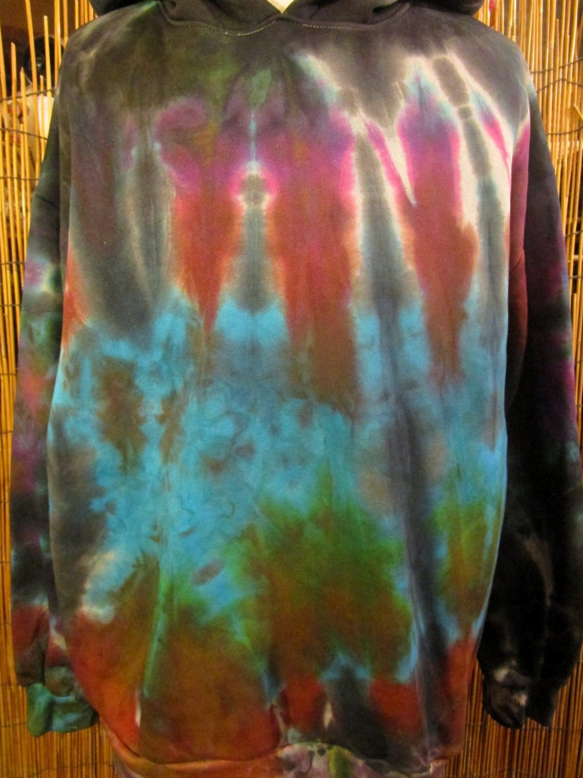 画像: タイダイ染め＊裏起毛＊スウェット生地＊パーカー