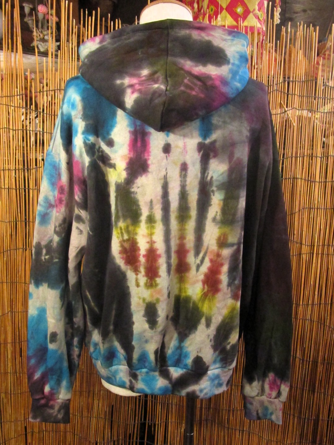 画像3: タイダイ染め＊裏起毛＊スウェット生地＊パーカー