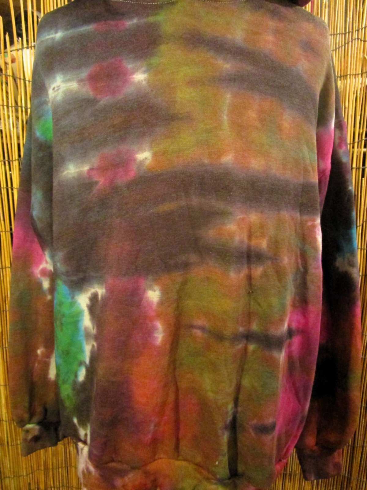 画像: タイダイ染め＊裏起毛＊スウェット生地＊パーカー