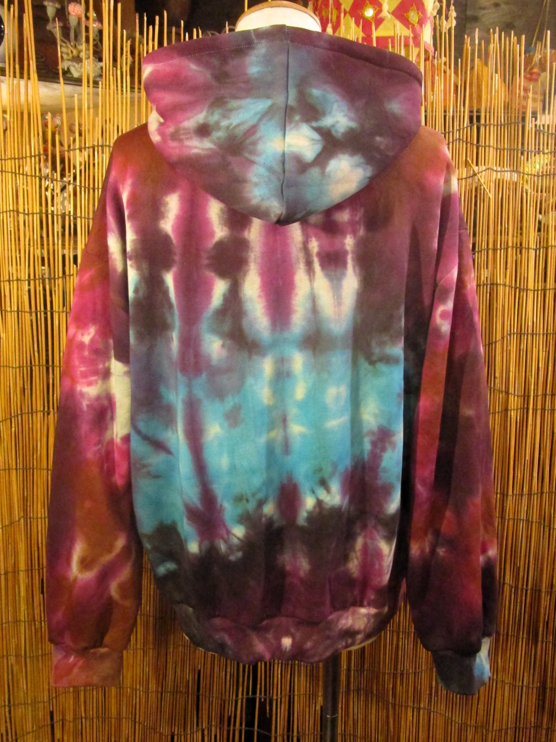 画像3: タイダイ染め＊裏起毛＊スウェット生地＊パーカー