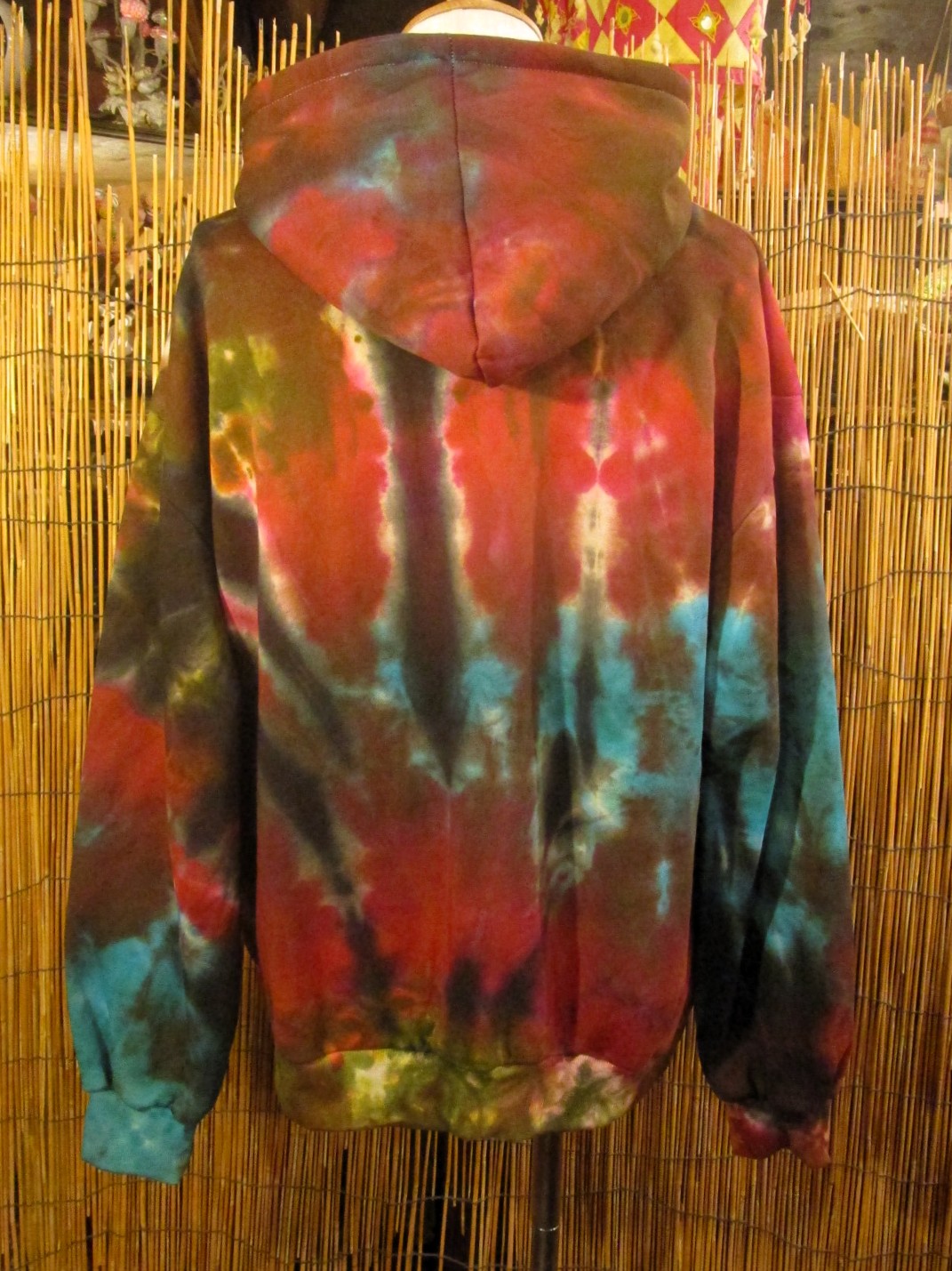 画像3: タイダイ染め＊裏起毛＊スウェット生地＊パーカー