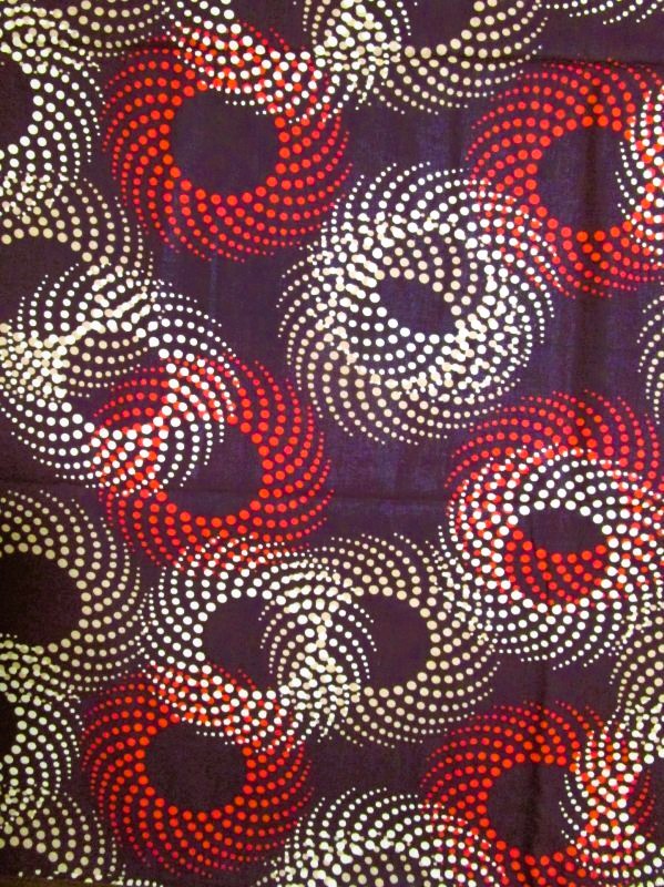 画像: アフリカンプリント生地 パーニュ