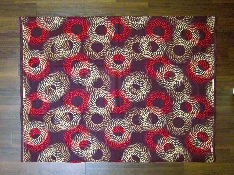 画像: アフリカンプリント生地 パーニュ