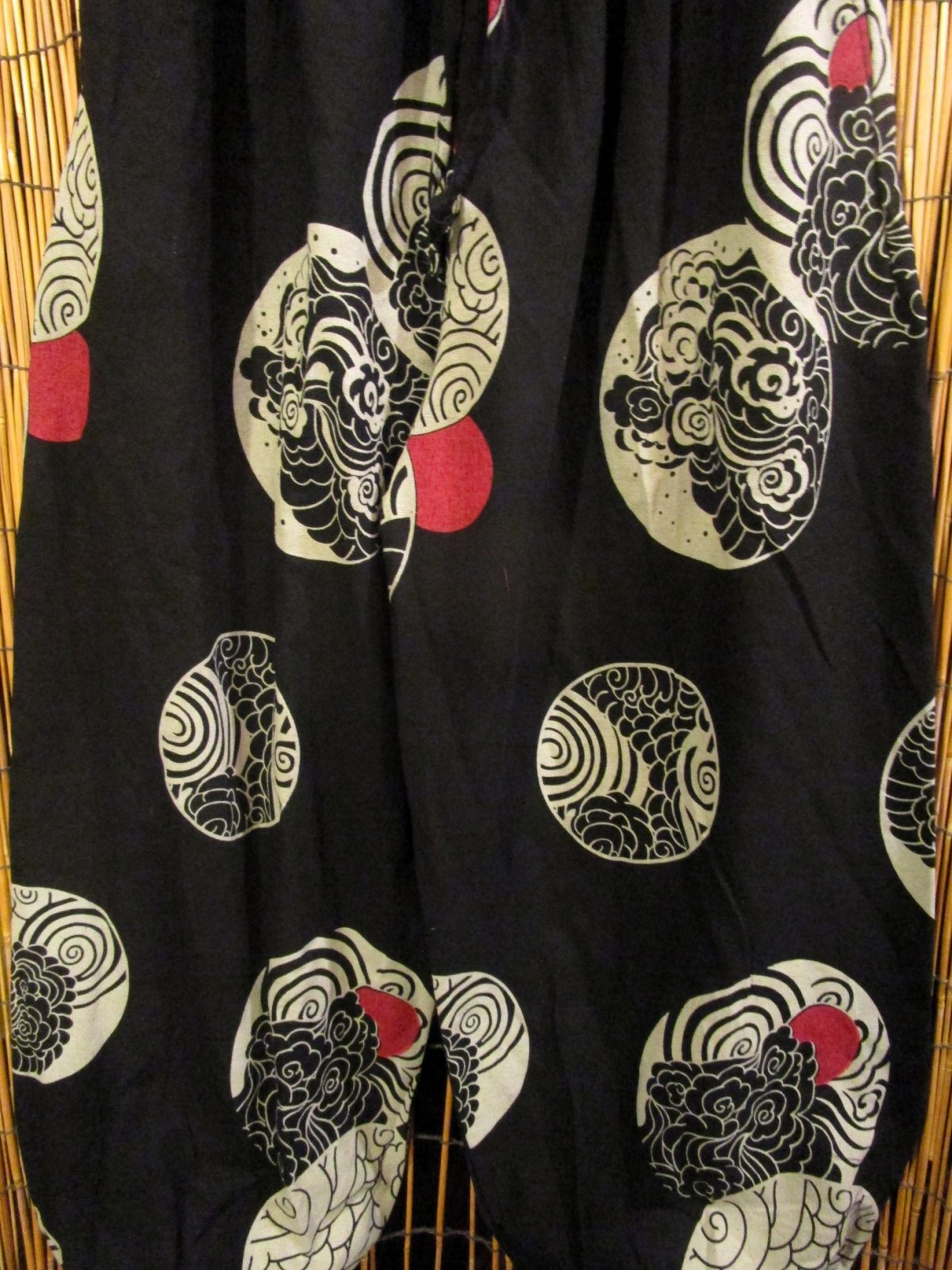 画像2: 和風プリント＊コットン素材＊ふんわりシルエット＊アラジンパンツ 