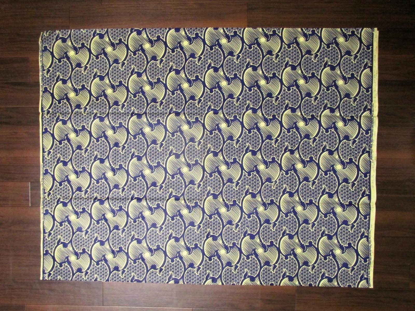 画像: アフリカンプリント生地 パーニュ