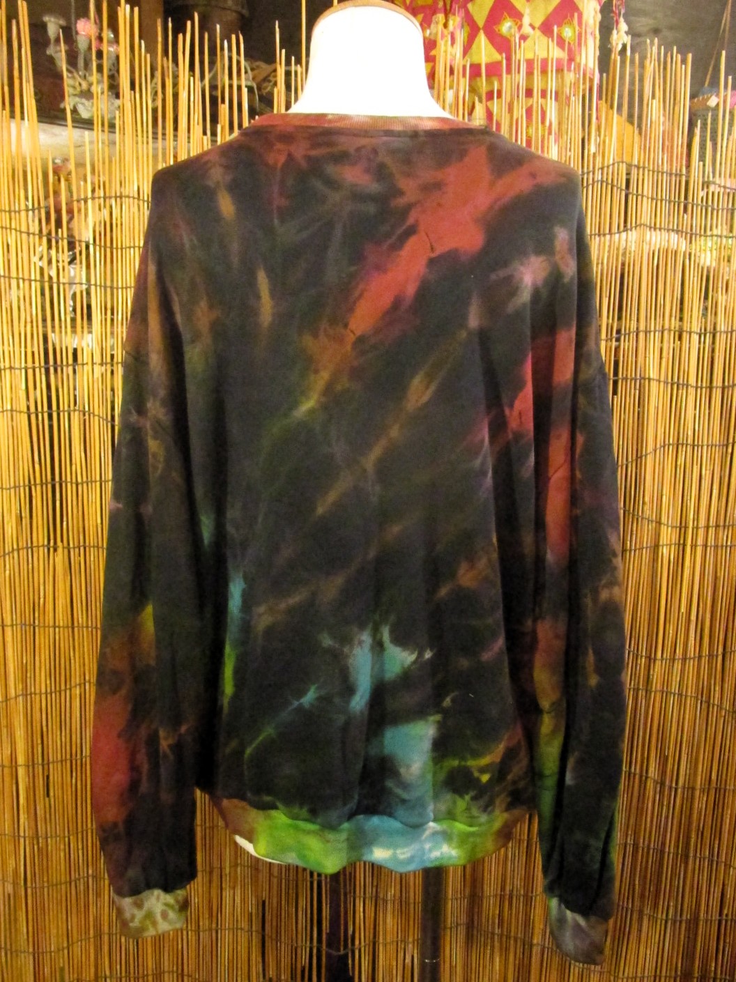 画像3: タイダイ染め＊コットン素材＊スウェット生地＊トレーナー