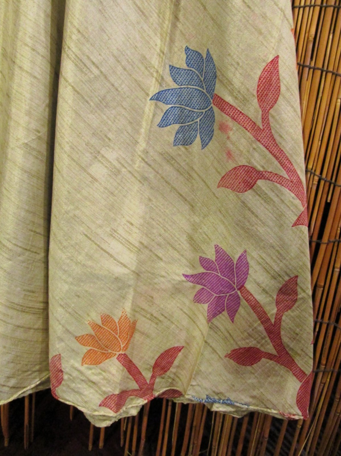 画像: サリー生地＊ポリエステル素材＊フリーサイズ＊２ＷＡＹ＊二枚重ね＊マキシ丈＊ラップスカート