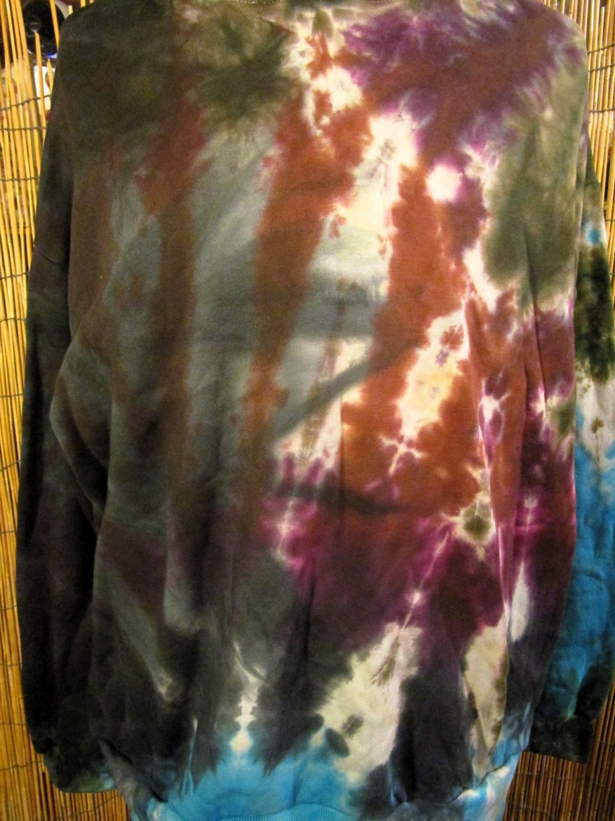 画像: タイダイ染め＊裏起毛＊スウェット生地＊パーカー