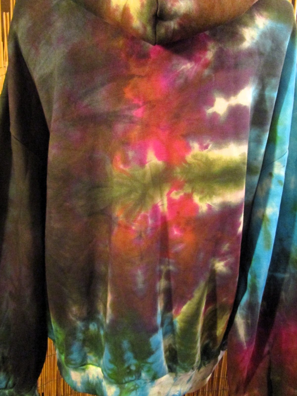 画像: タイダイ染め＊裏起毛＊スウェット生地＊パーカー