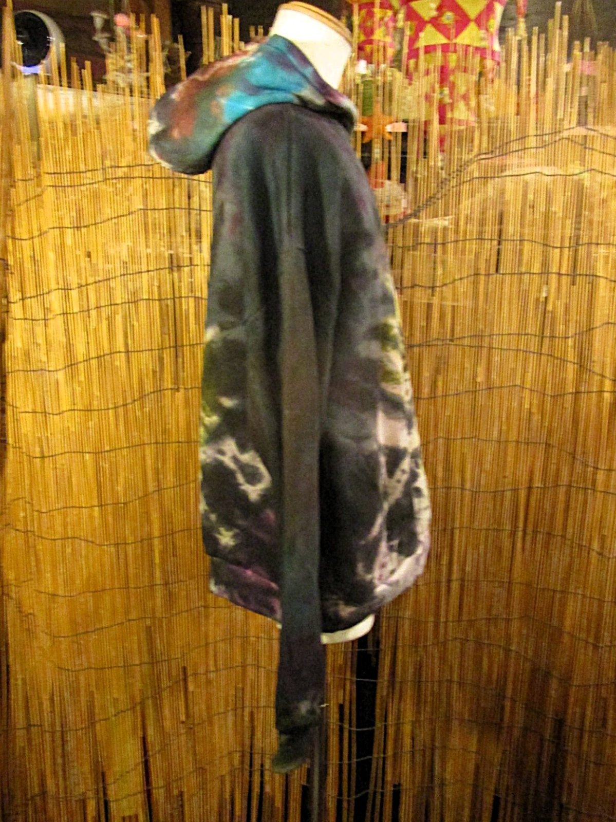 画像2: タイダイ染め＊裏起毛＊スウェット生地＊パーカー